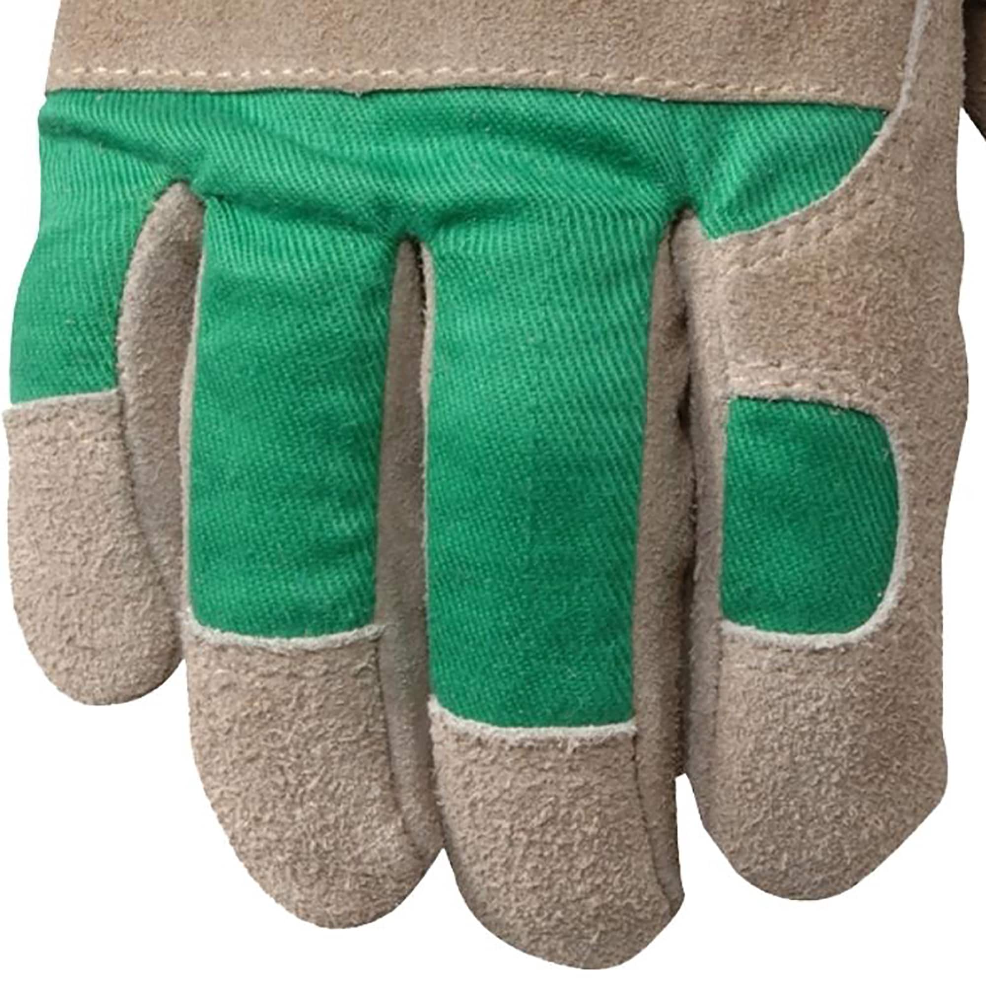 Guantes de Piel Verde para Niño de Wells Lamont - 1 Par