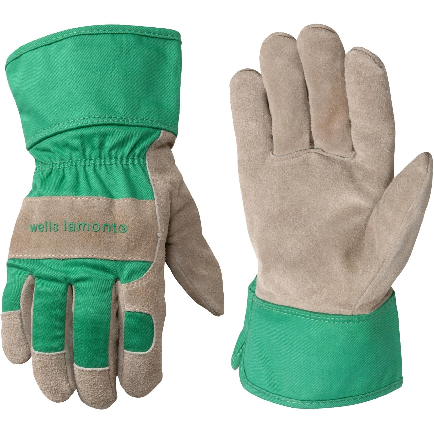 Guantes de Piel Verde para Niño de Wells Lamont - 1 Par