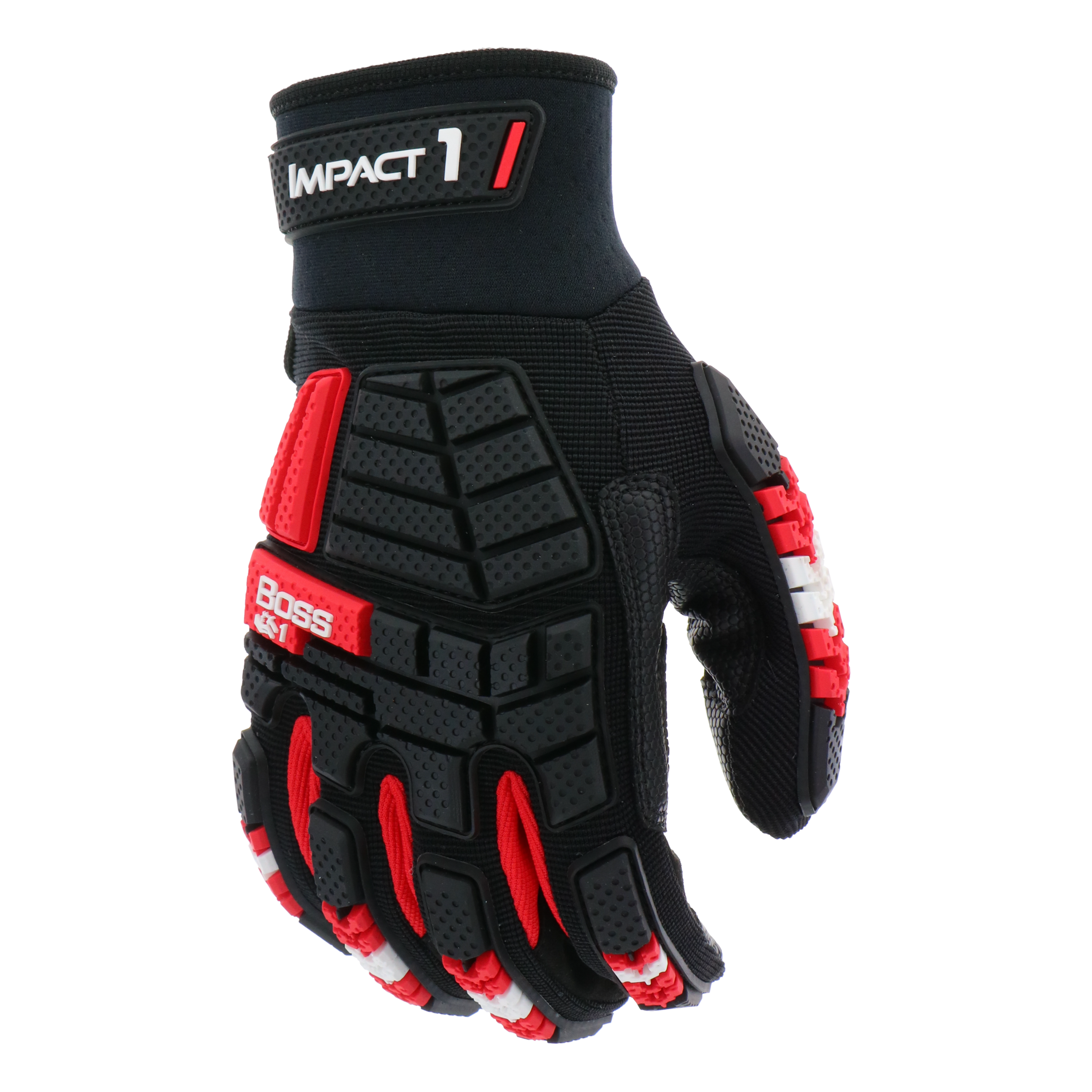 Guantes de demolición sintéticos negros extra grandes Boss 1 par - Talla XL B52354-XL