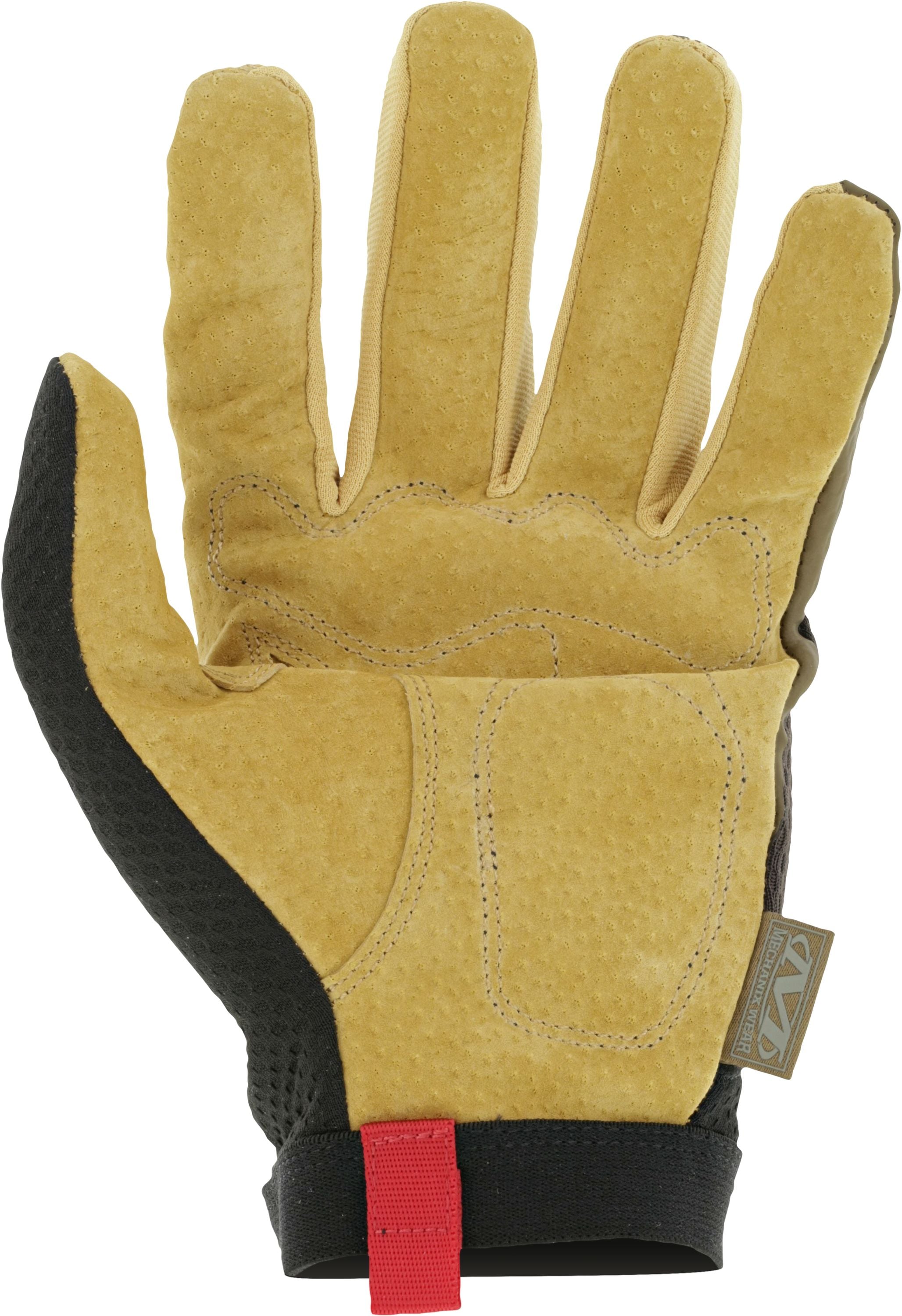 Guantes de cuero marrón X-large de MECHANIX WEAR - 1 par