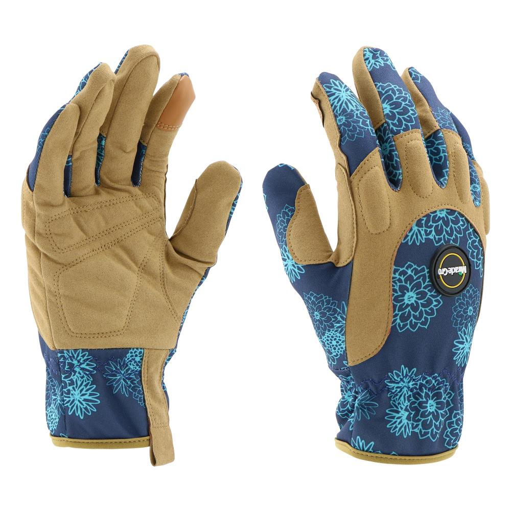 Guantes de jardinería de piel sintética Miracle-Gro de tamaño mediano/grande 1 par MG86207/WML