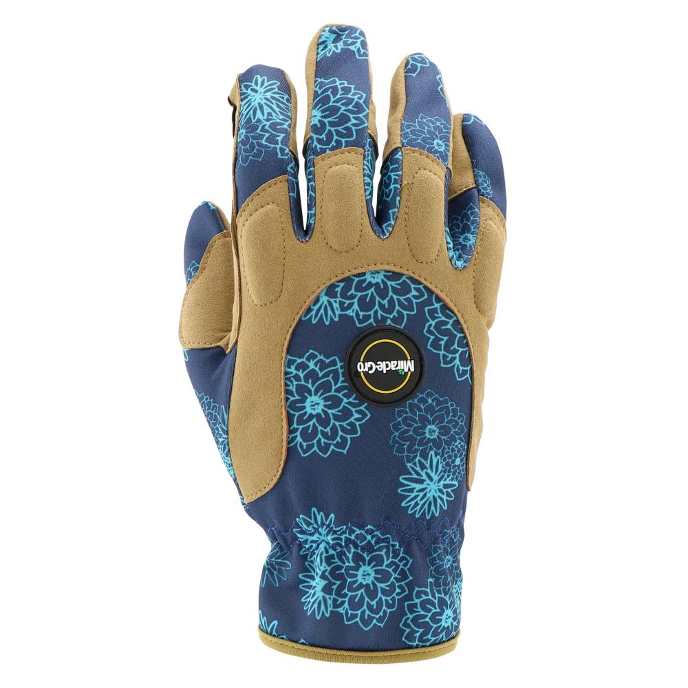 Guantes de jardinería de piel sintética Miracle-Gro de tamaño mediano/grande 1 par MG86207/WML