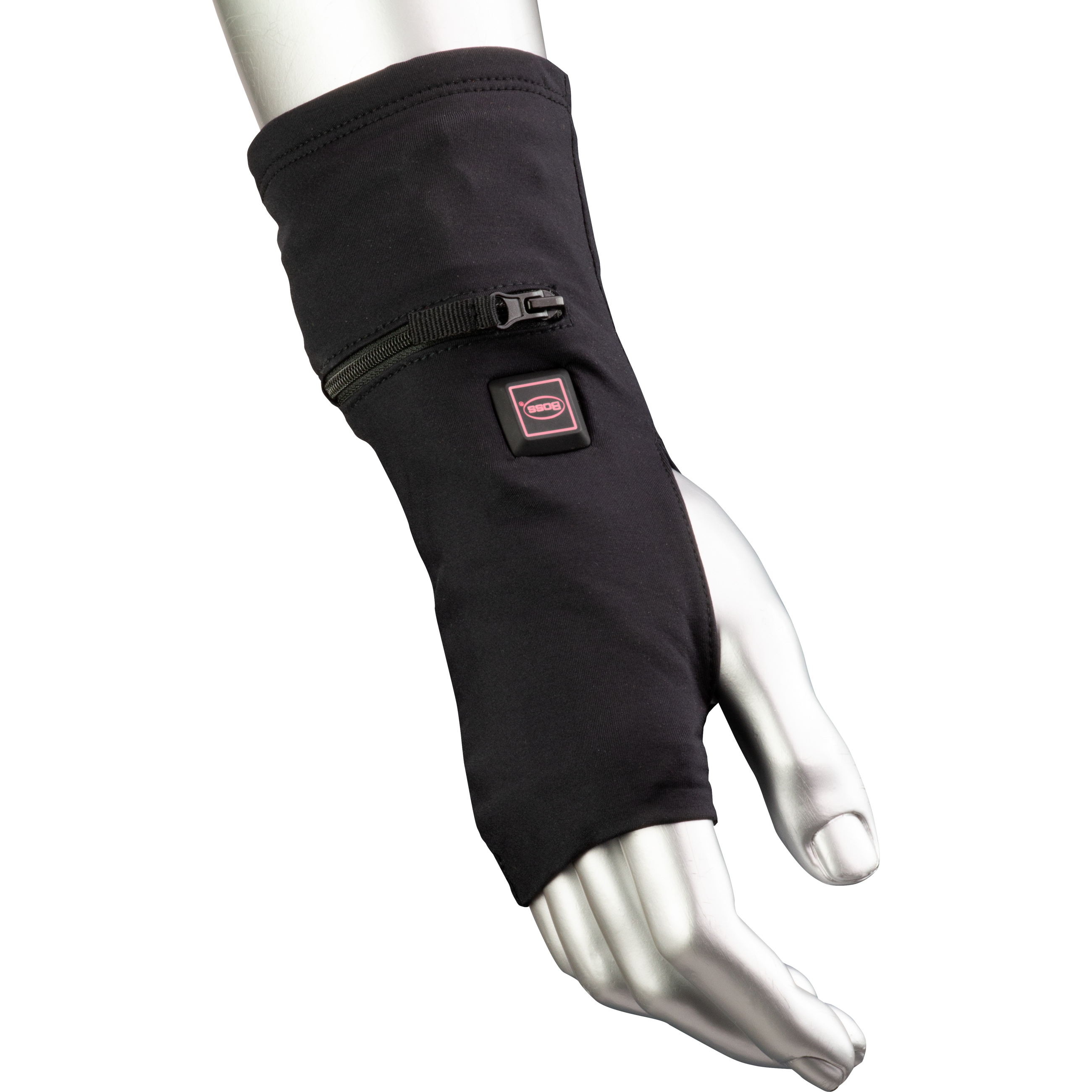 Guantes de algodón negro para clima frío Boss, talla única.