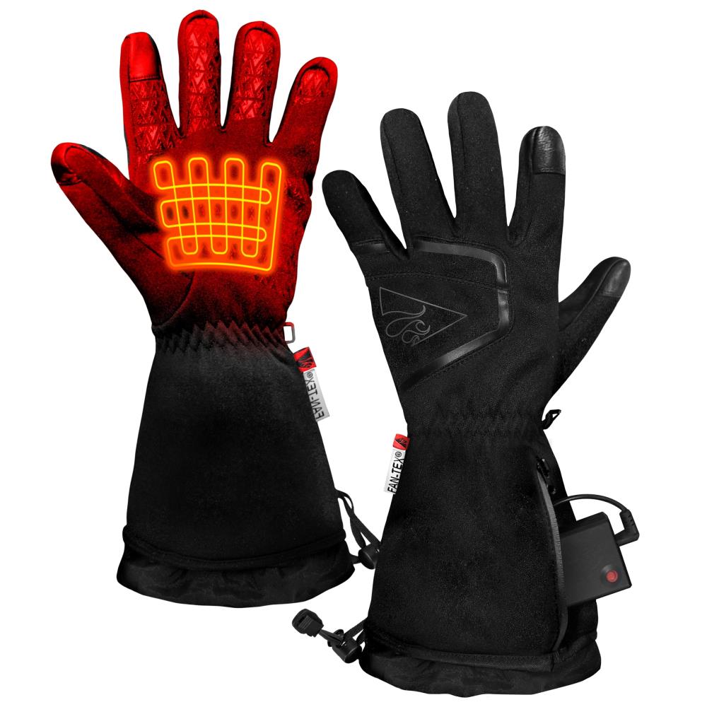 Guantes para clima frío de poliéster negro talla grande/extragrande de ActionHeat