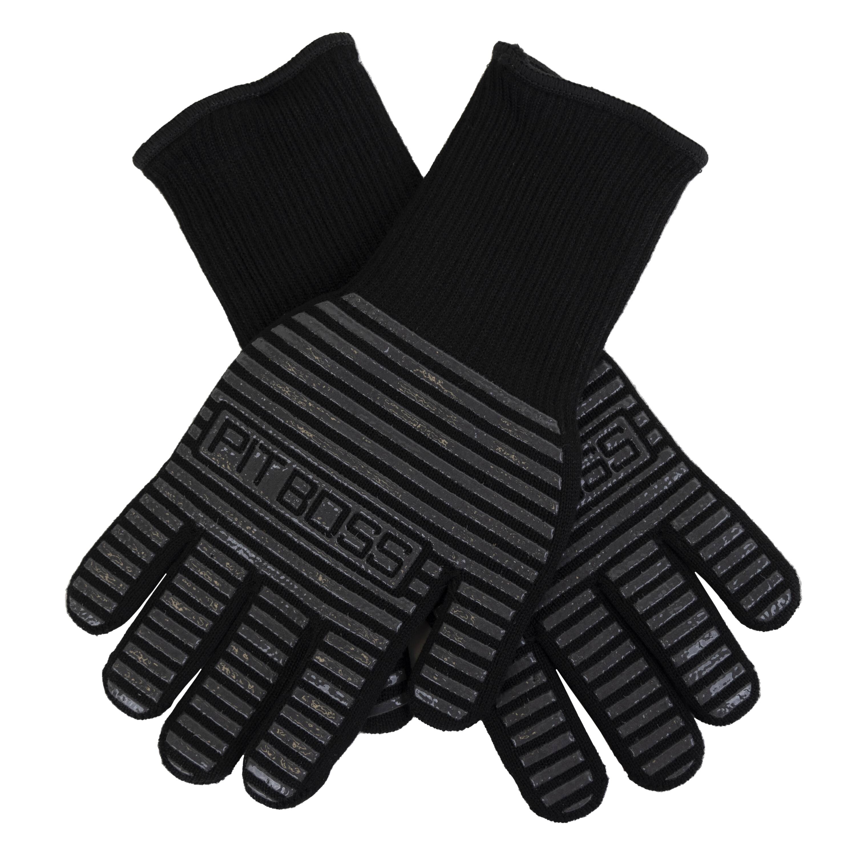 Guantes para asar de Nitrilo negro con revestimiento de Nitrilo, talla única - Pit Boss