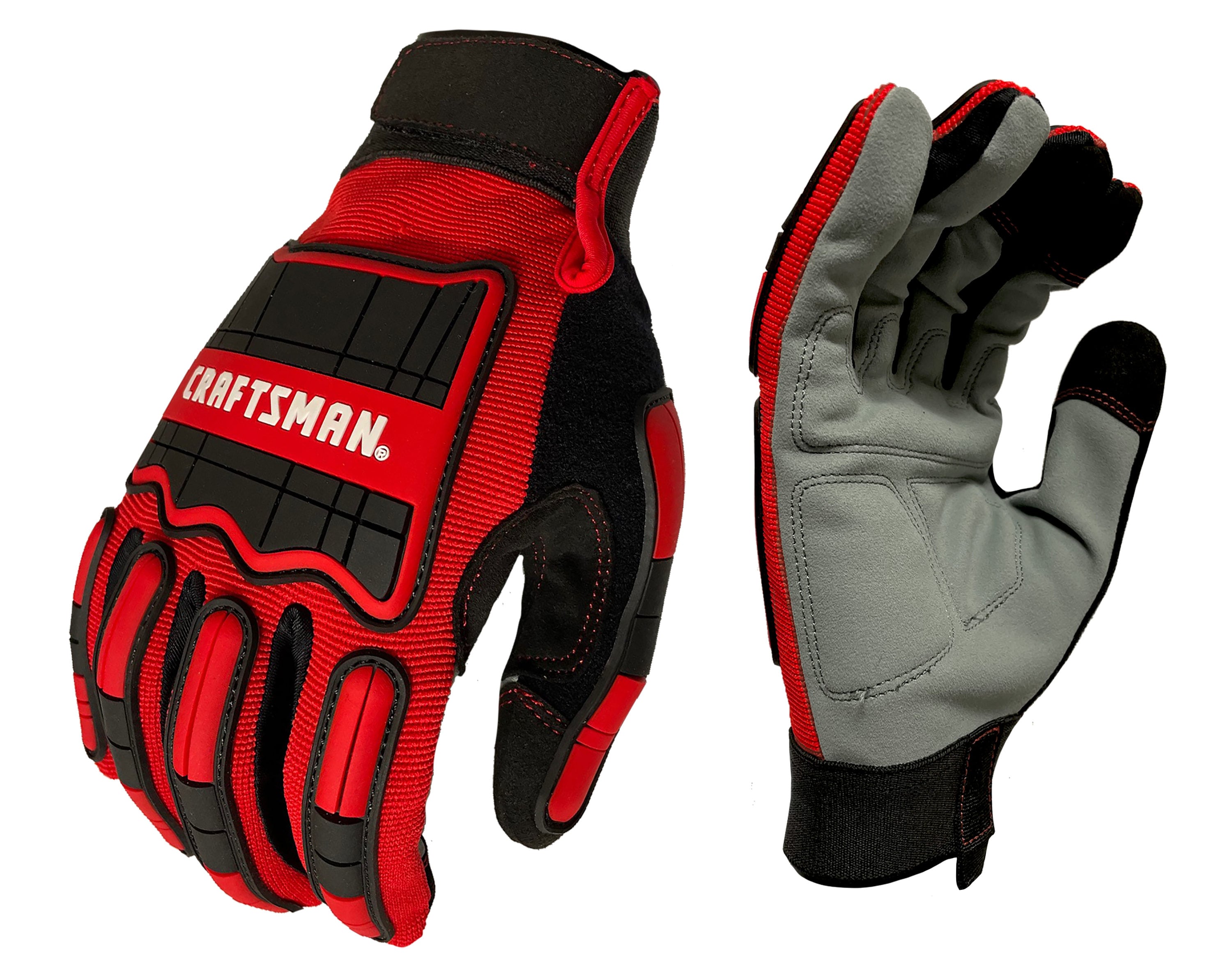Guantes de reparación mecánica de cuero sintético extra grande de CRAFTSMAN - 1 Par
