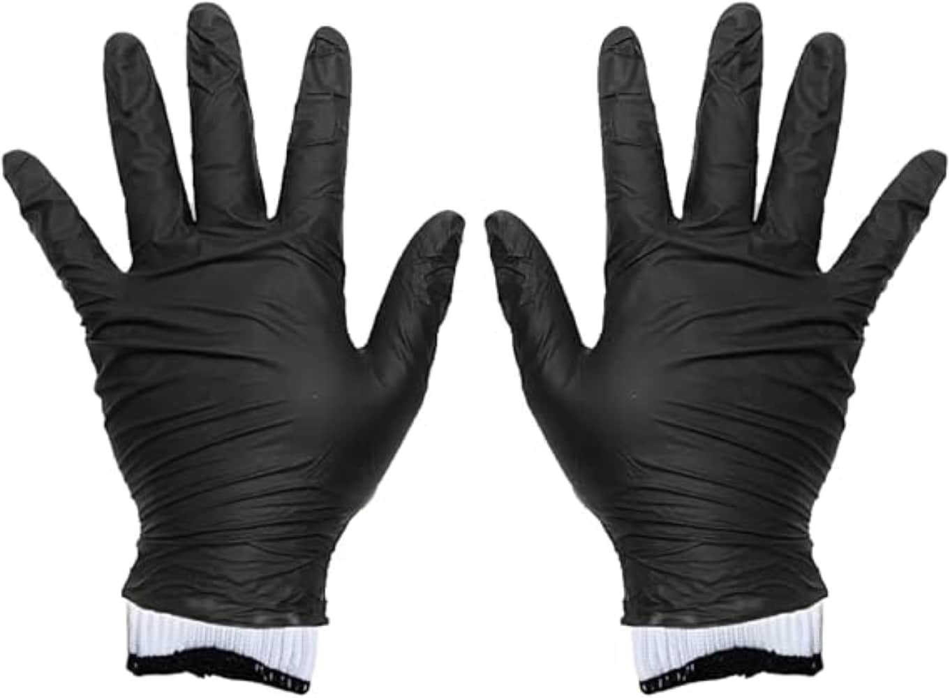 Guantes de cocina de nitrilo negros grandes/extra grandes LAVALOCK 25 pares - Talla LL-GLV50N2L