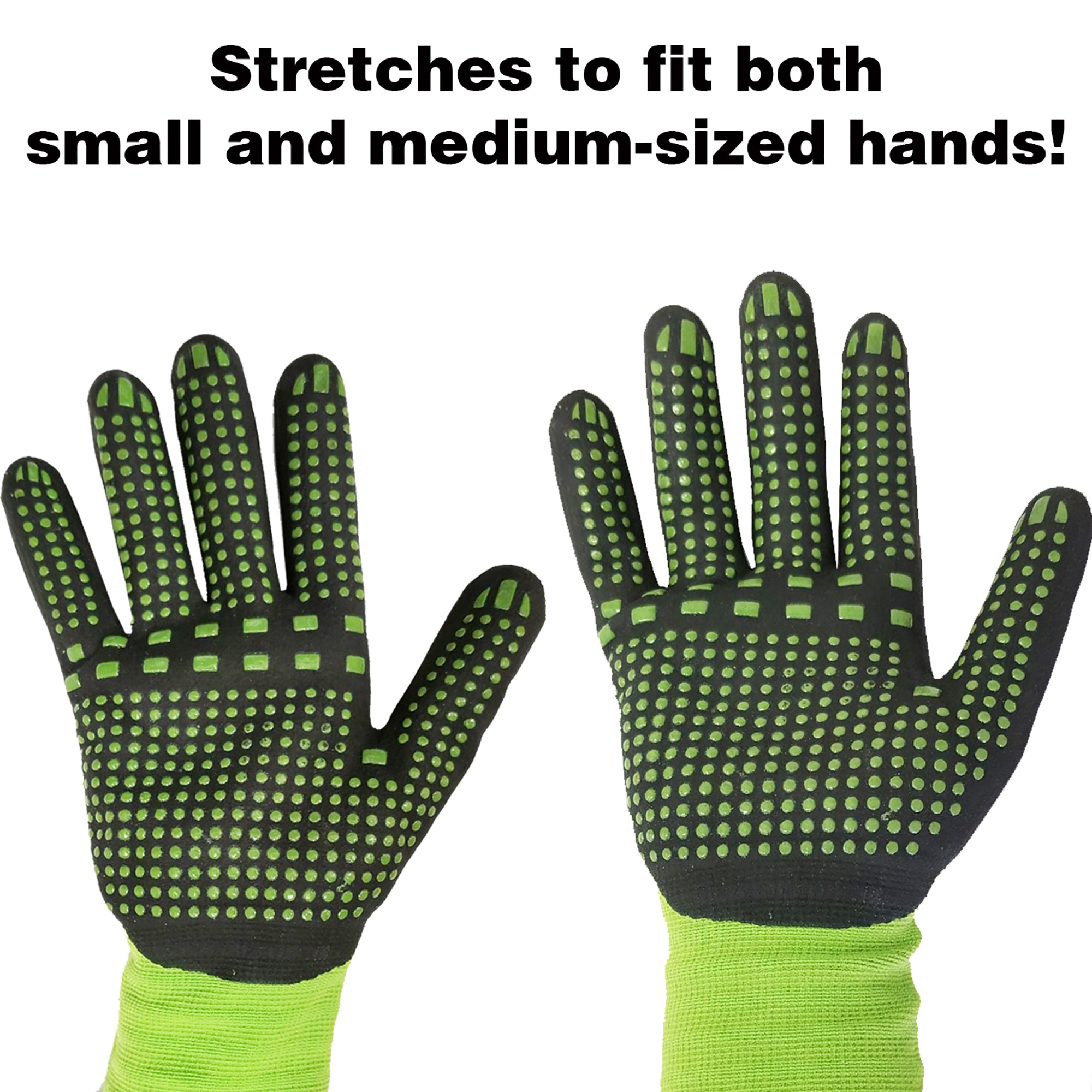 Guantes de nitrilo verde medio sumergidos de MidWest Quality Gloves, Inc. - 1 par