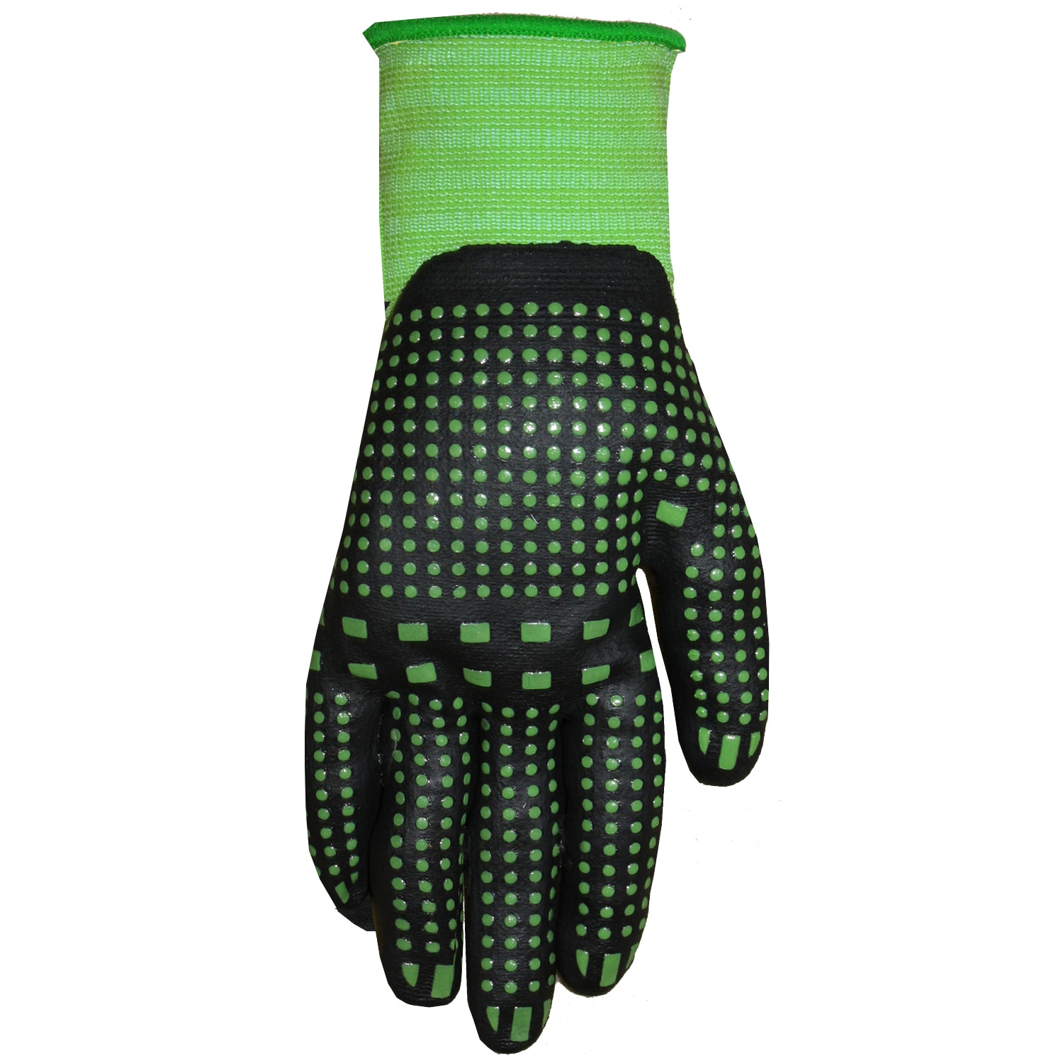 Guantes de nitrilo verde medio sumergidos de MidWest Quality Gloves, Inc. - 1 par