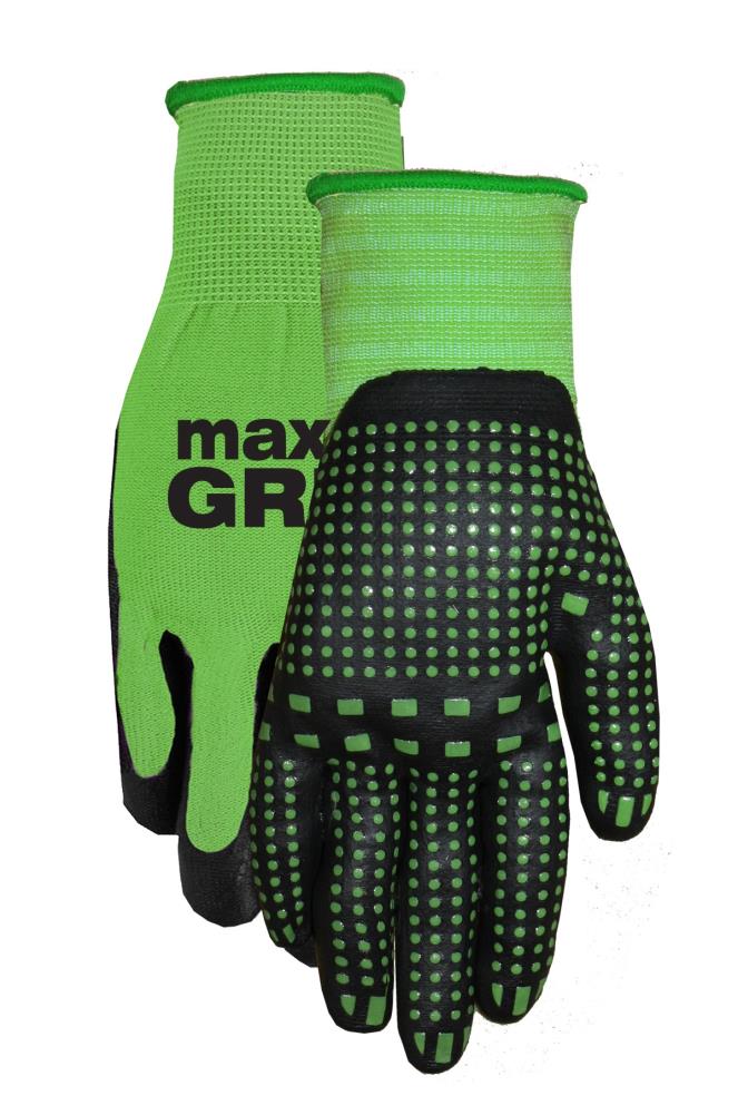 Guantes de nitrilo verde medio sumergidos de MidWest Quality Gloves, Inc. - 1 par