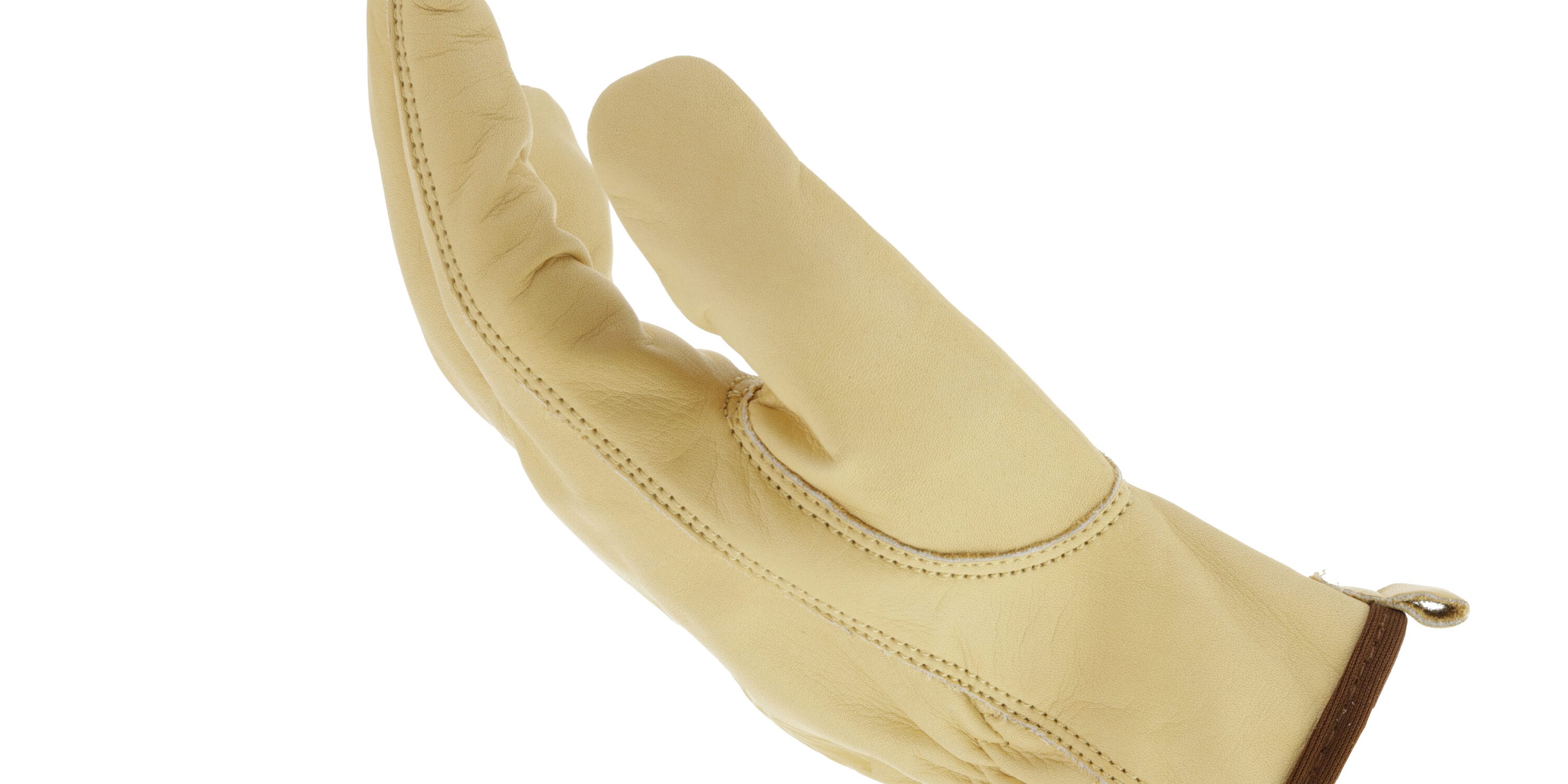 Guantes de construcción de cuero Marrón MECHANIX WEAR pequeños - 1 par