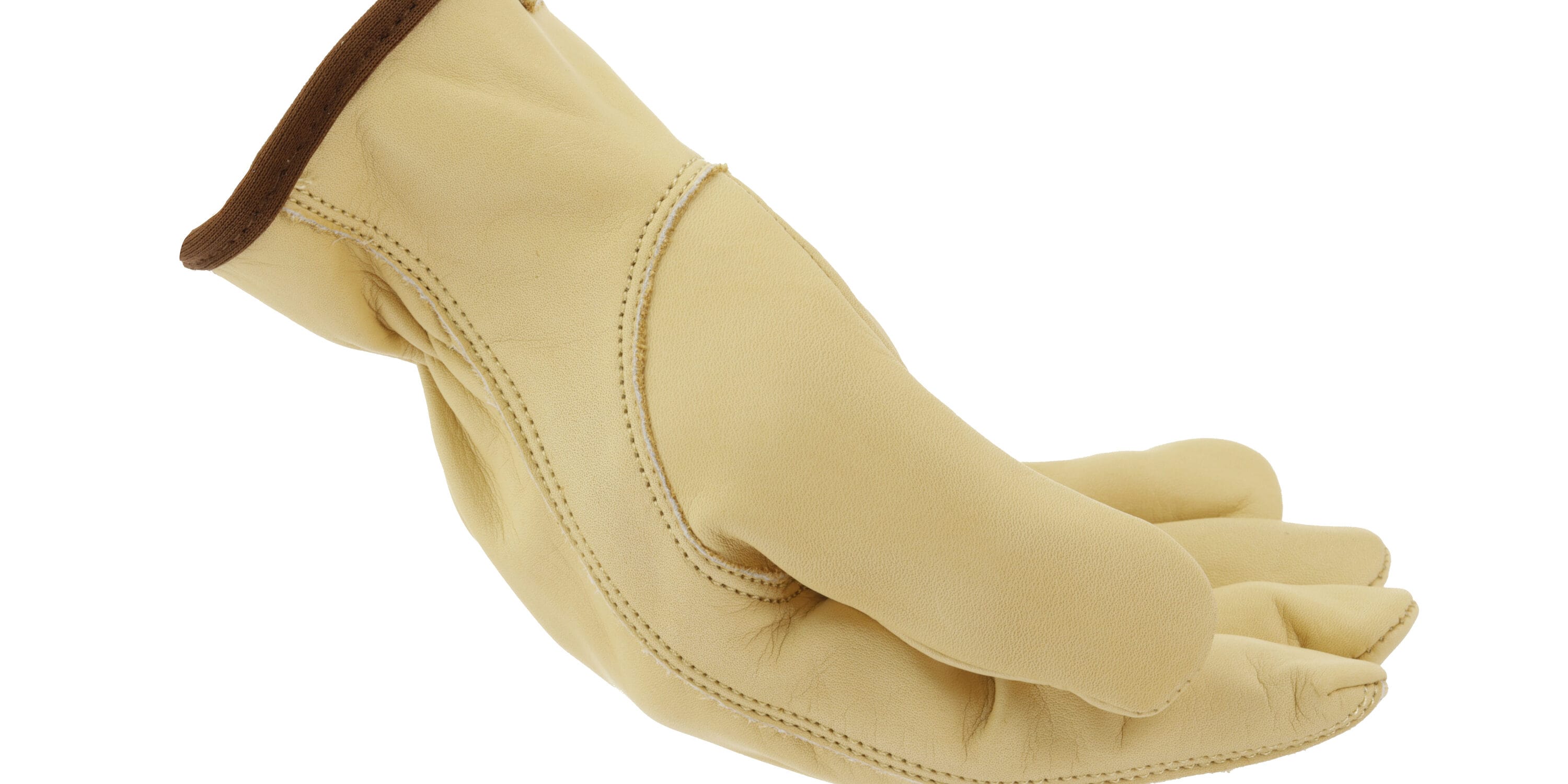 Guantes de construcción de cuero Marrón MECHANIX WEAR pequeños - 1 par