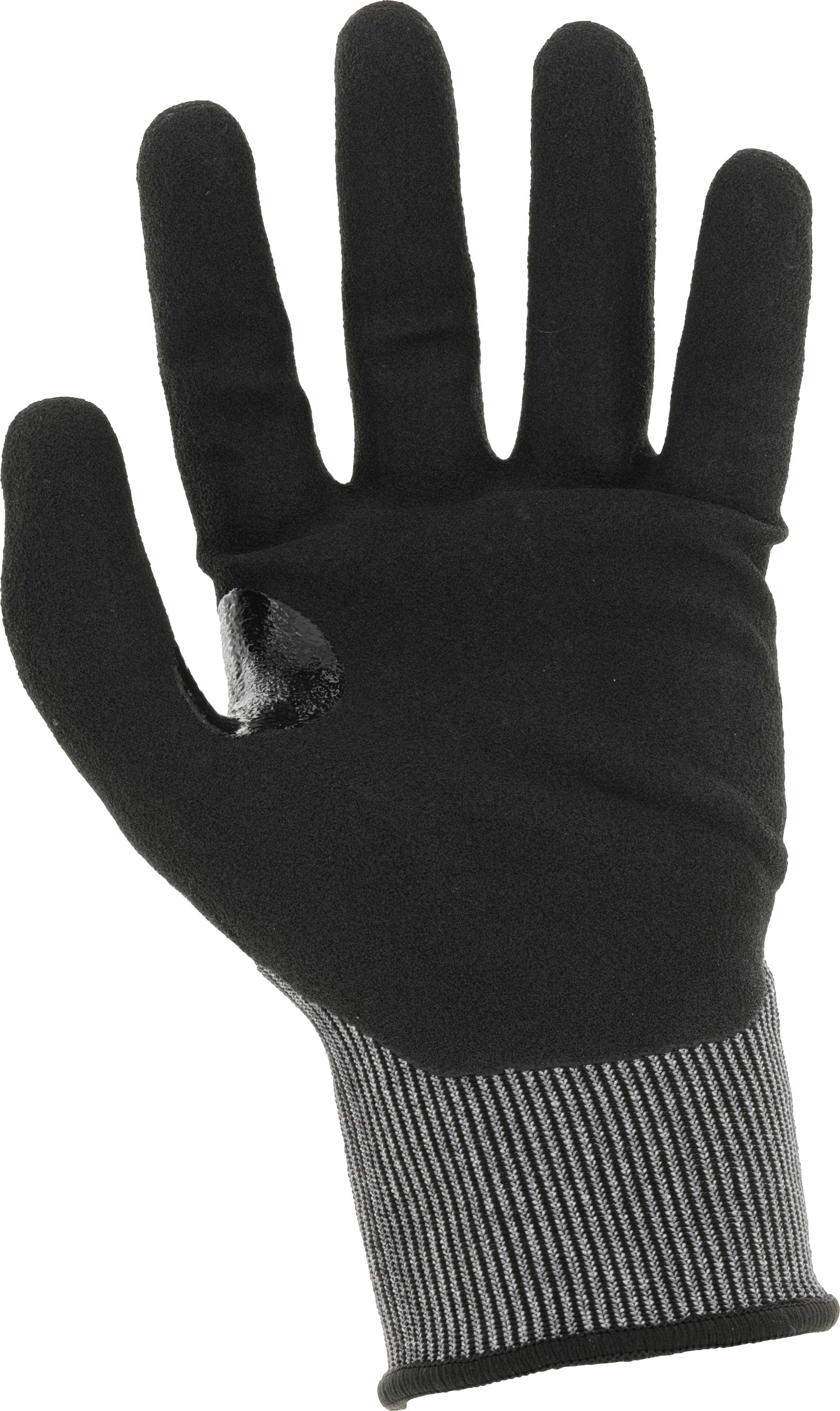 Guantes de nitrilo negro extra grande con recubrimiento de nitrilo - 1 par