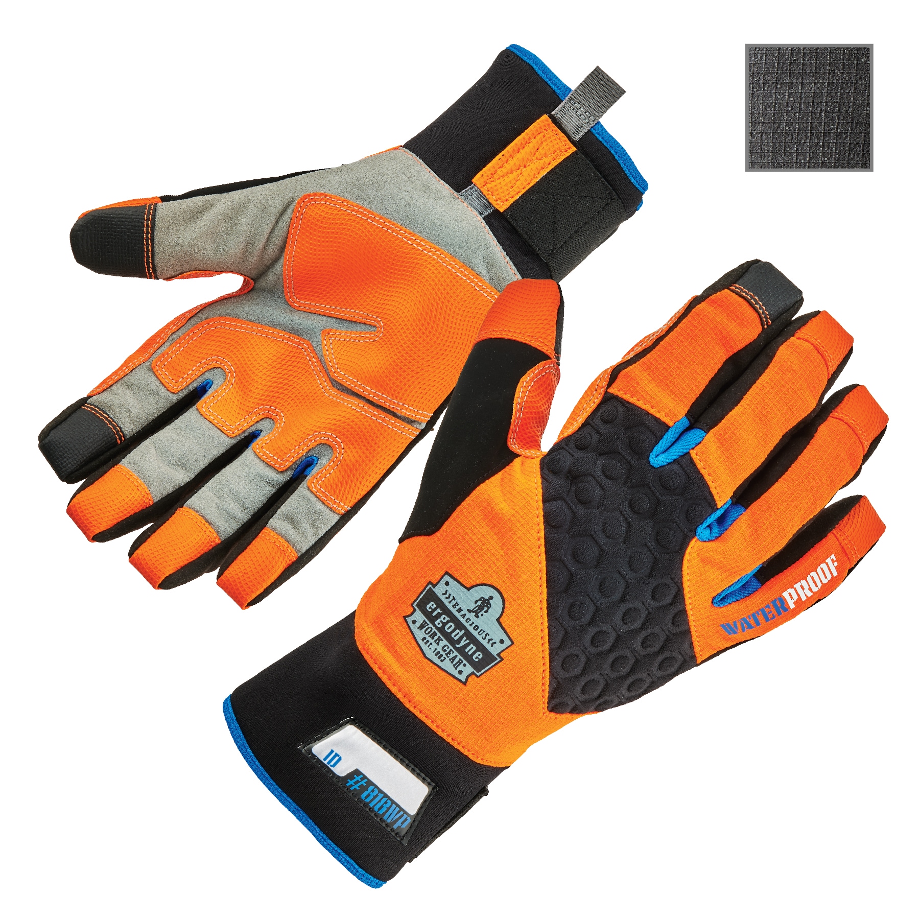 Guantes de clima frío de poliéster/algodón en talla extra grande color naranja 17395 de Ergodyne