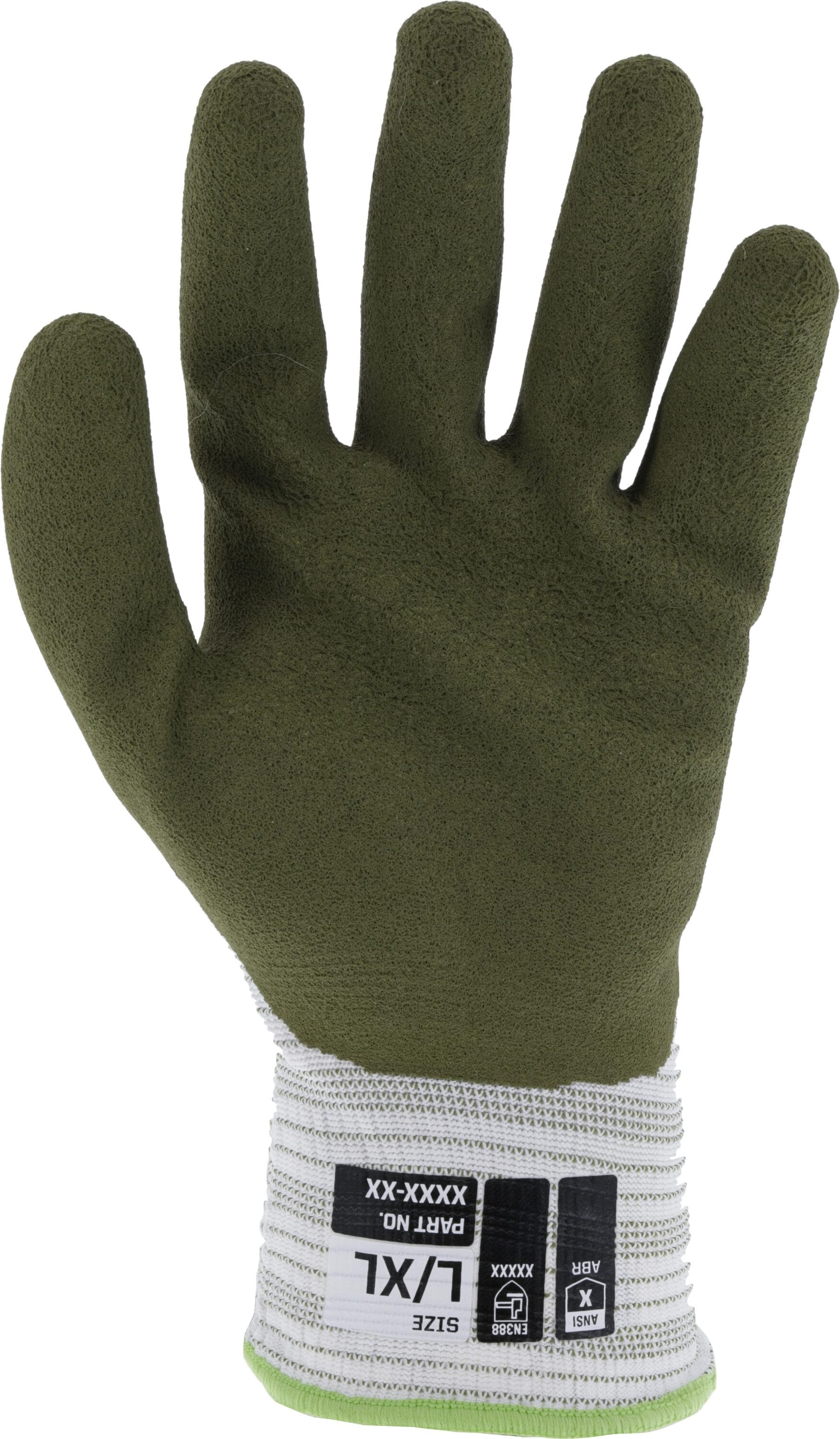Guantes de jardinería de Nitrilo/Poliéster con recubrimiento de Nitrilo MECHANIX WEAR tamaño Grande/X-Grande - Paquete de 3 pares
