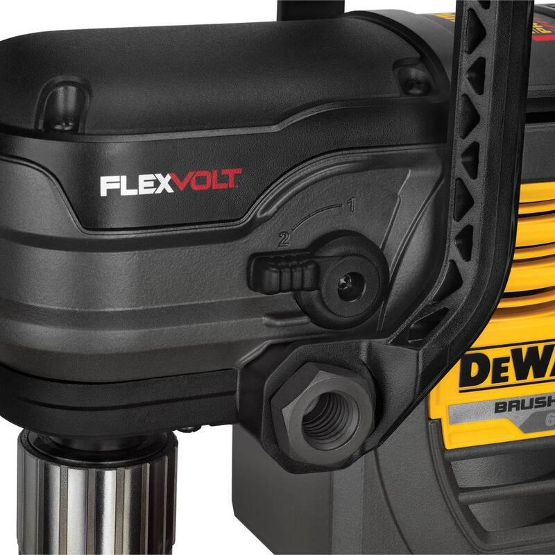 DEWALT FLEXVOLT 60V MAX Taladro inalámbrico sin escobillas para pernos y vigas de 1/2 pulg. con embrague electrónico (solo la herramienta) - DCD460B
