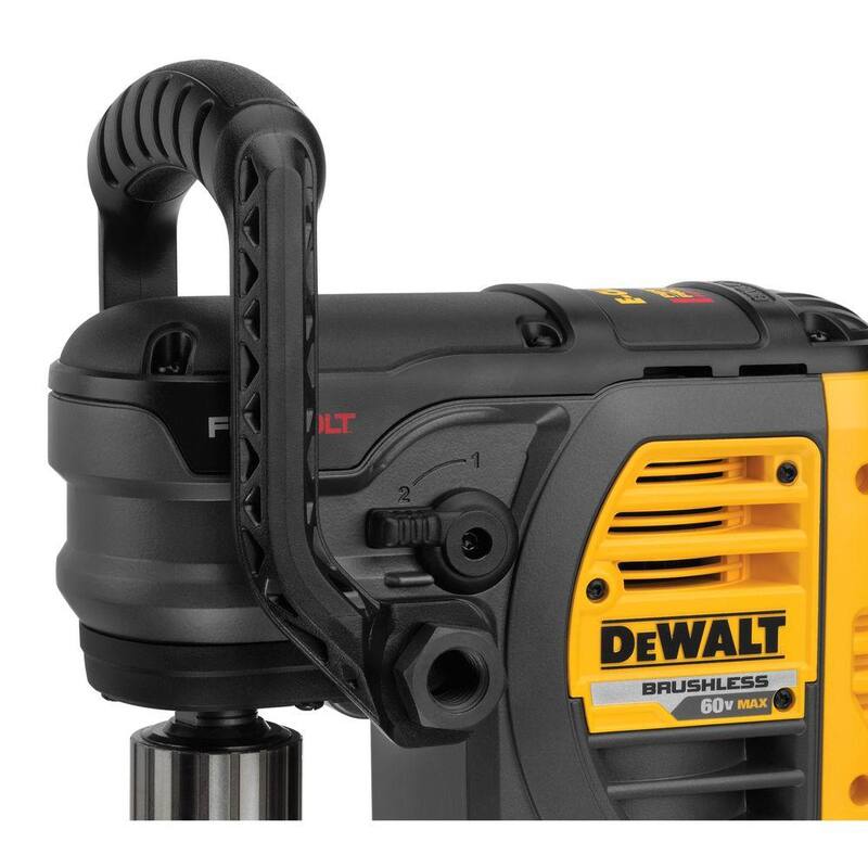 DEWALT FLEXVOLT 60V MAX Taladro inalámbrico sin escobillas para pernos y vigas de 1/2 pulg. con embrague electrónico (solo la herramienta) - DCD460B