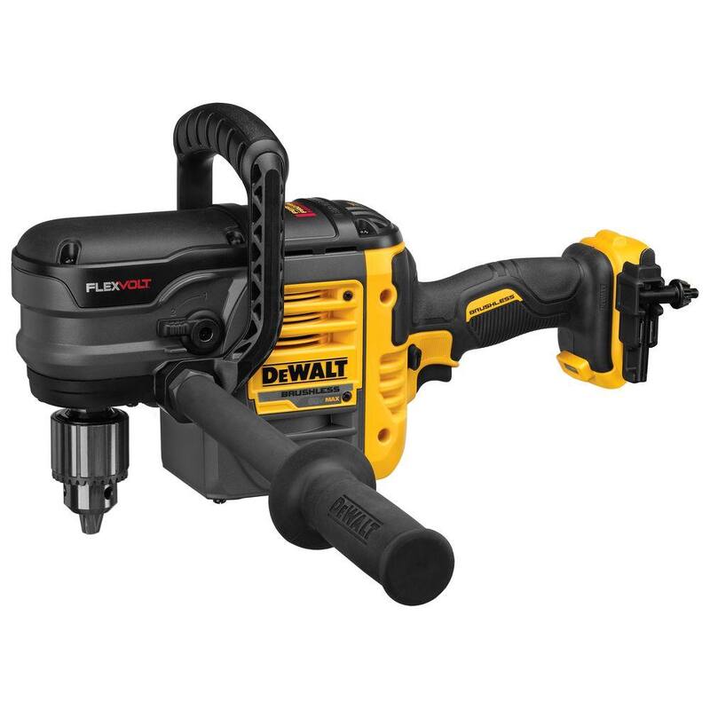 DEWALT FLEXVOLT 60V MAX Taladro inalámbrico sin escobillas para pernos y vigas de 1/2 pulg. con embrague electrónico (solo la herramienta) - DCD460B