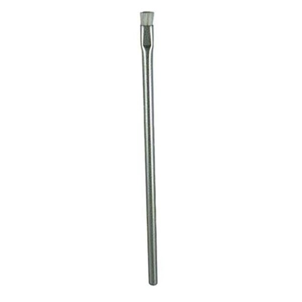 Brocha Gordon Brush Sst2Hh de acero inoxidable con cerdas de caballo de .12 pulgadas de diámetro y .12 pulgadas de recorte - Paquete de 25 - SST2HH