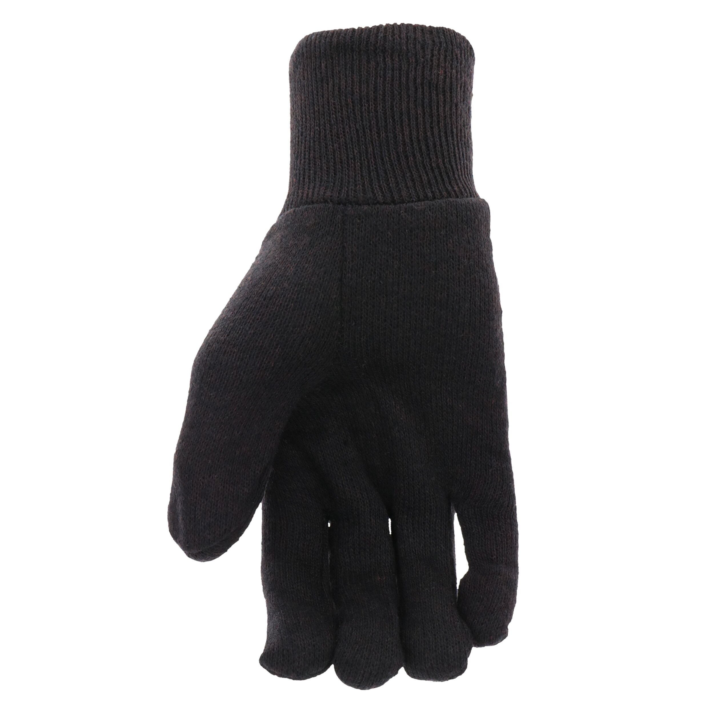 Guantes de jardinería grandes de poliéster/algodón marrón - Paquete de 3 pares LW65090-L3B