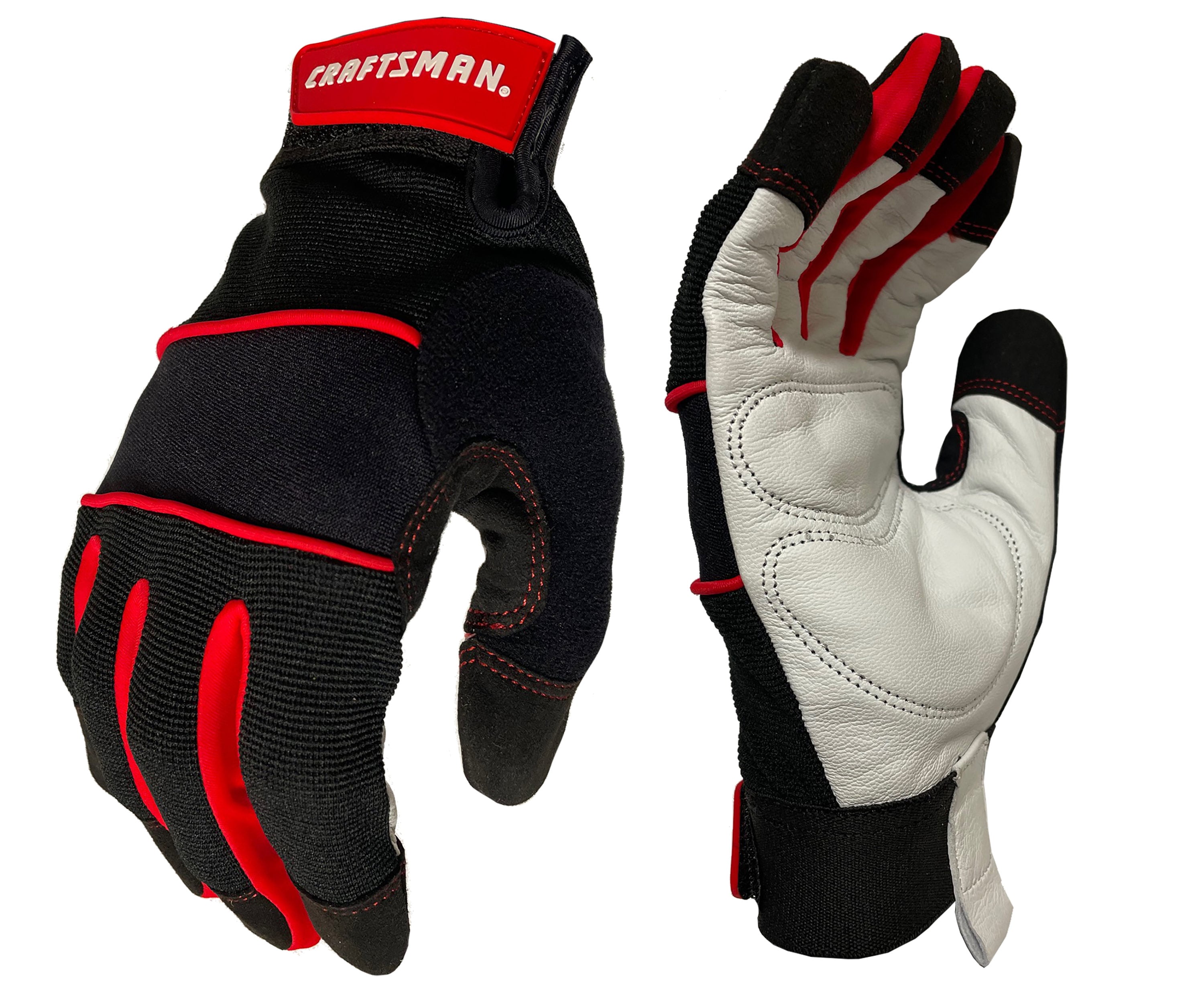 Guantes de Reparación Mecánica de Piel de Cabra Grande de CRAFTSMAN