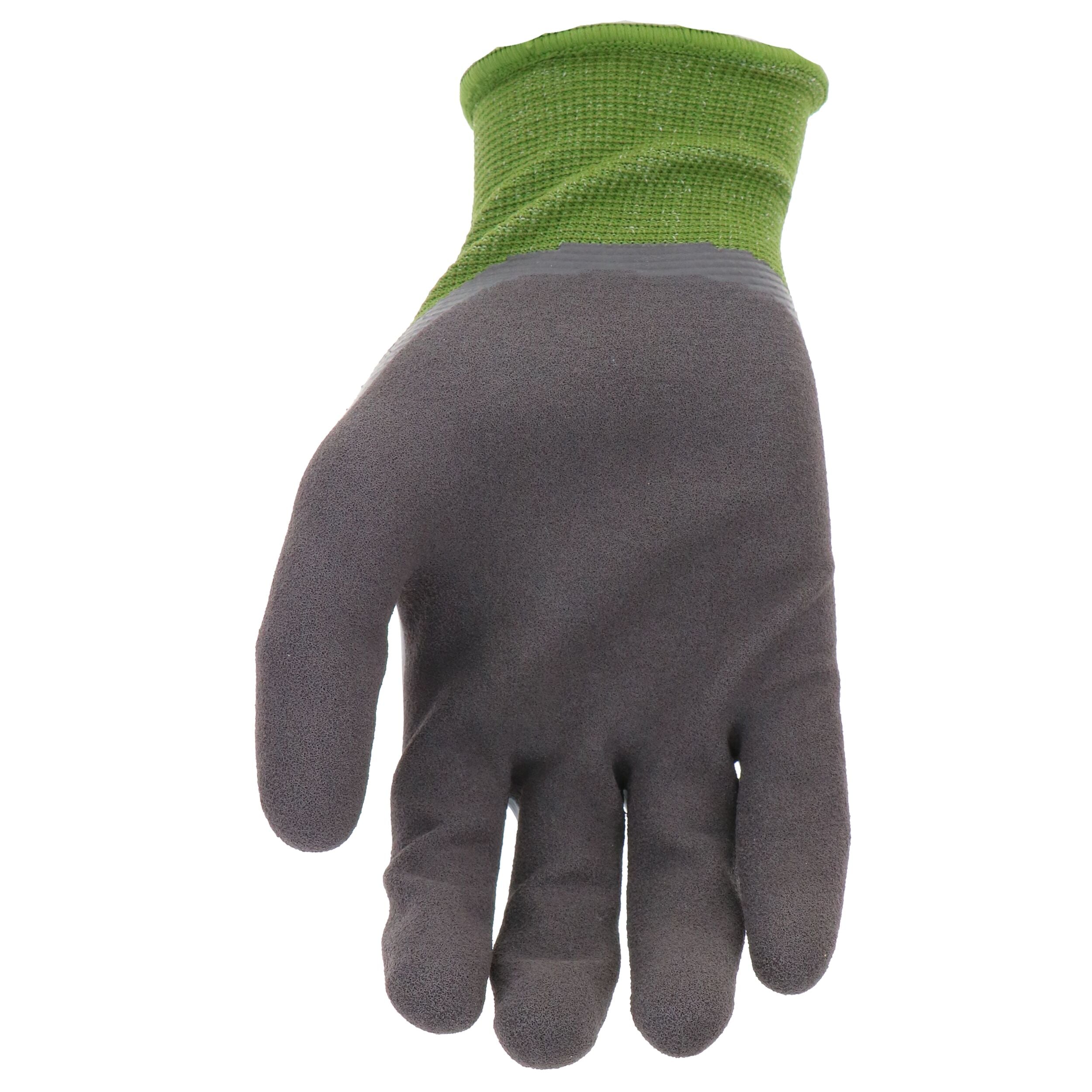 Guantes de jardinería de látex extra grande sumergidos en látex Mud MD32041G-XL