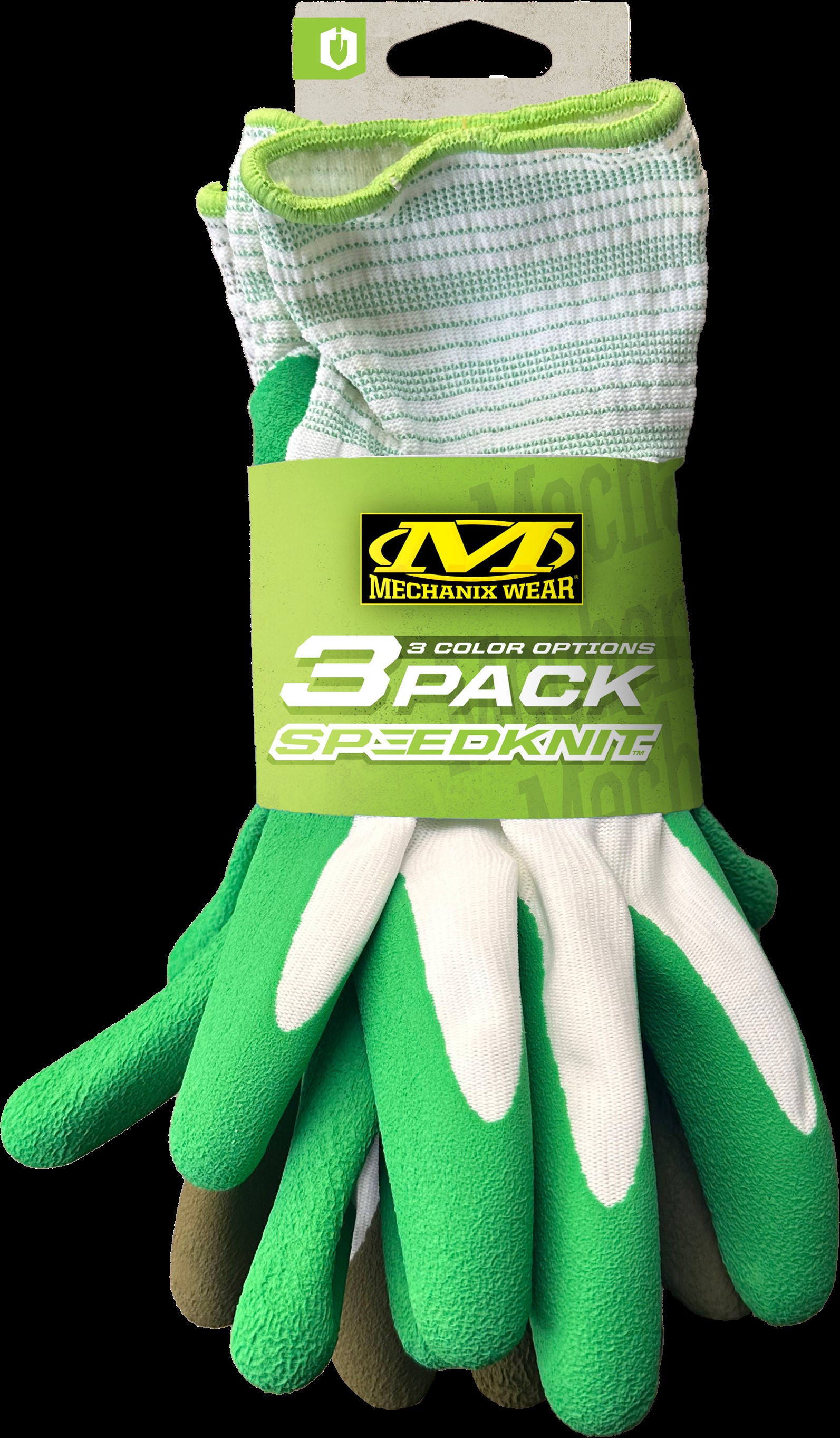 Guantes de jardinería de nitrilo/políester sumergidos en nitrilo Mechaix Wear Small/Medium 3 pares -LOW-S6DU-00-500