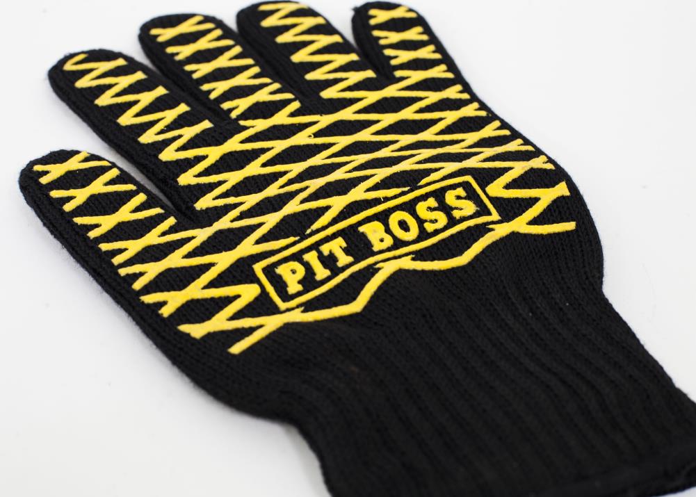 Guantes para asar de algodón negros Pit Boss talla única, se ajustan a la mayoría 67262