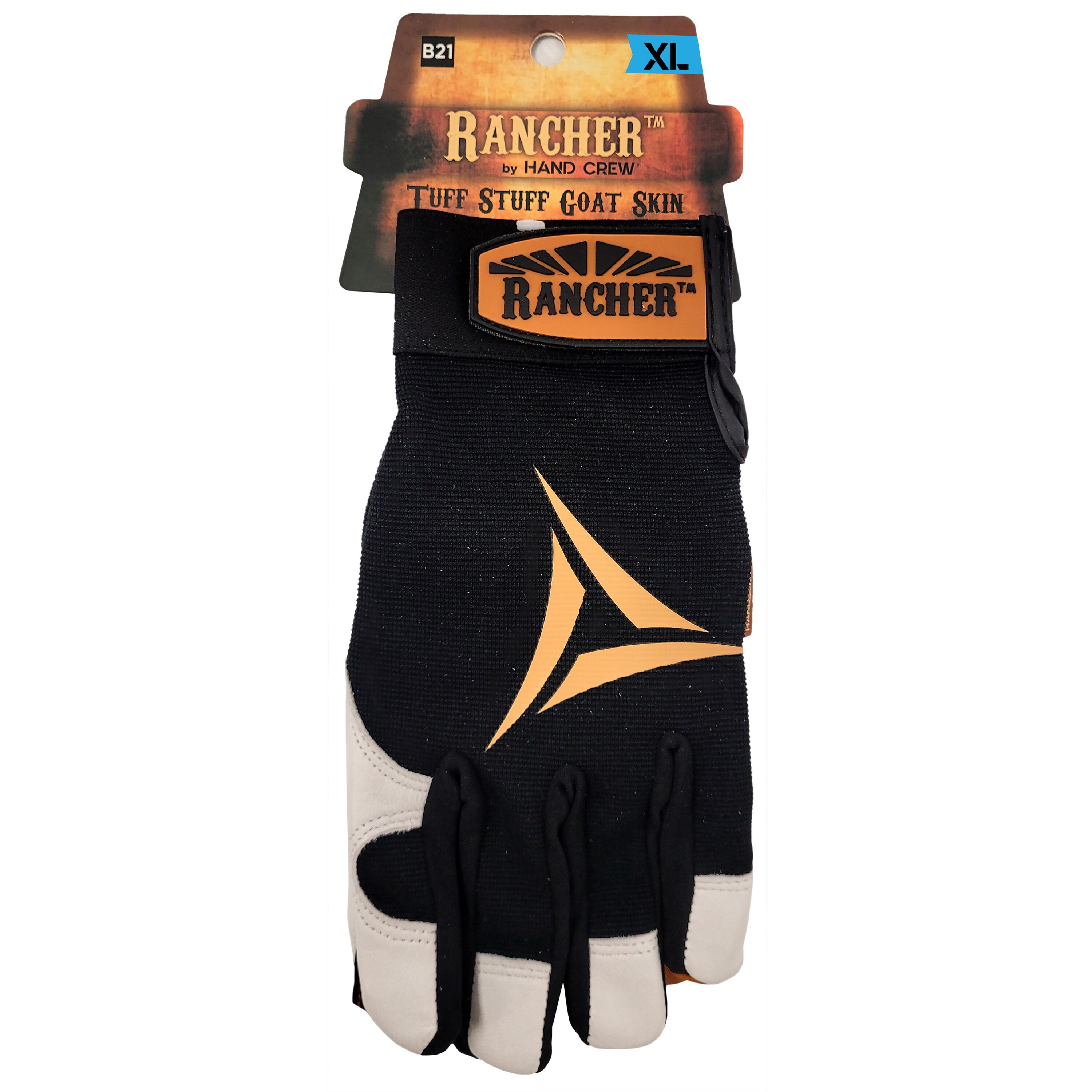 Guantes de carnaza amarilla extra grande para trabajo pesado, paquete de 1 par