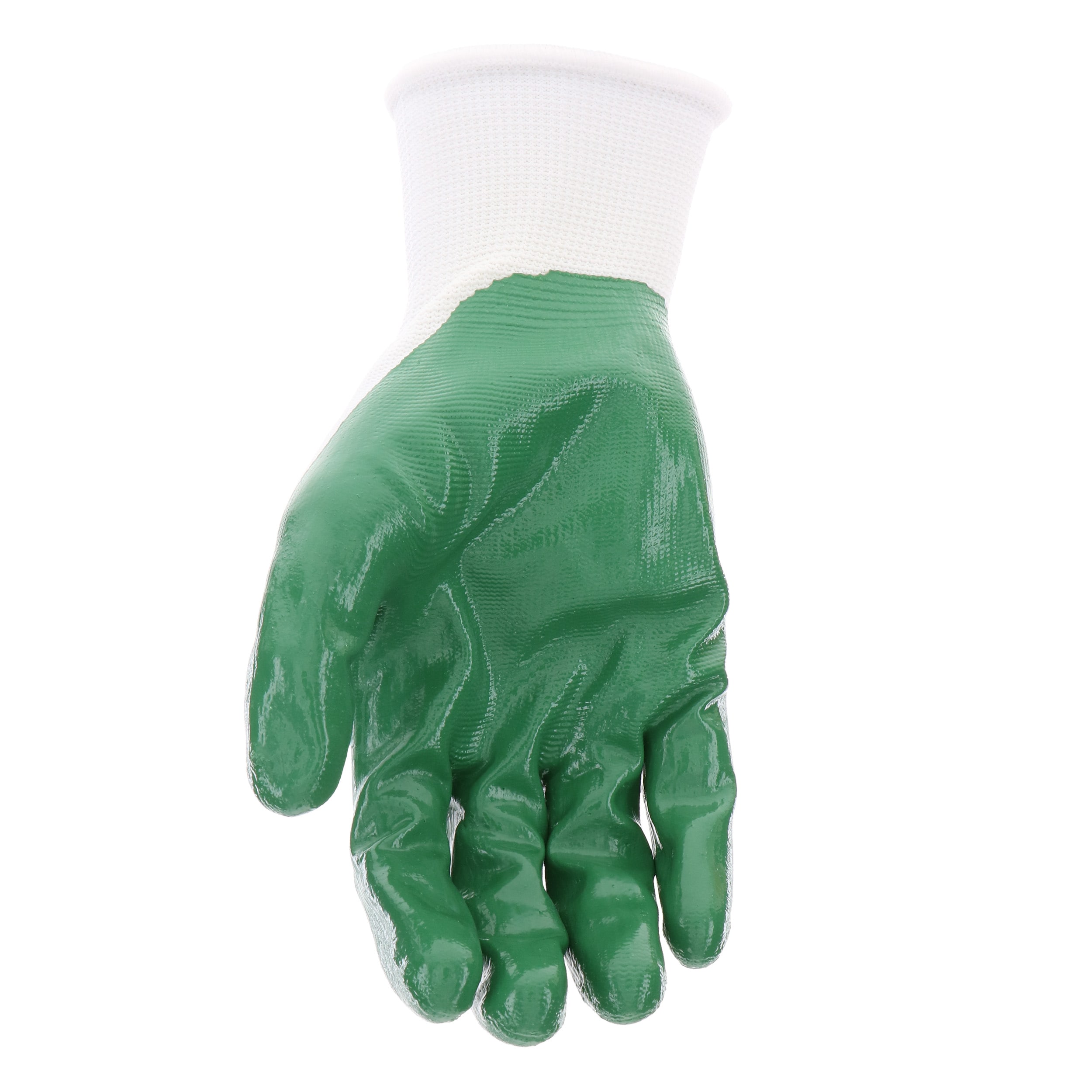 Guantes de jardinería de goma recubiertos de nitrilo blanco grandes de Scotts - 3 pares