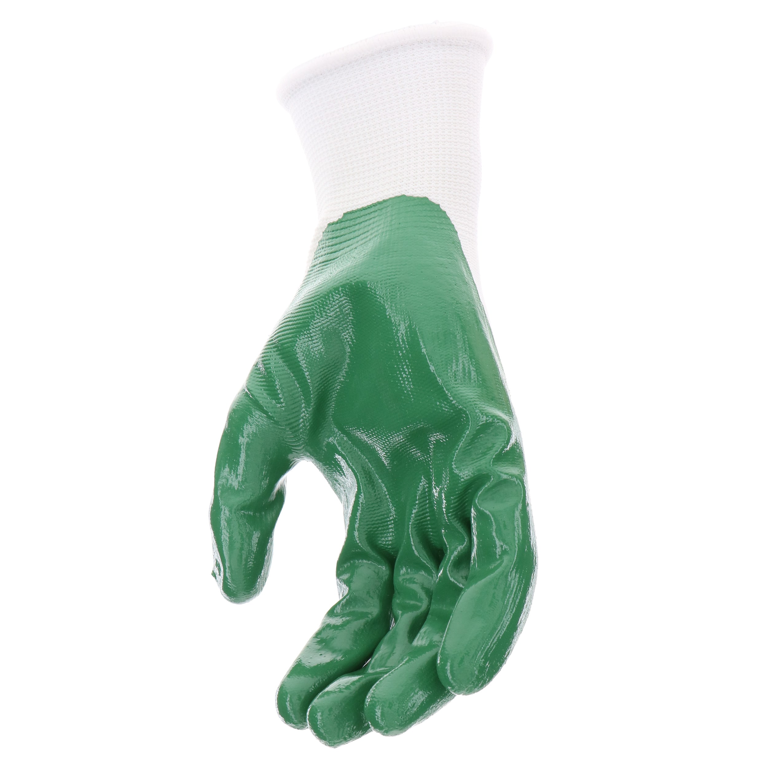 Guantes de jardinería de goma recubiertos de nitrilo blanco grandes de Scotts - 3 pares