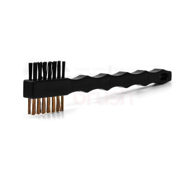 Cepillo de doble cabeza Gordon Brush 3x7 Hilera 0.008" Bronce Fosforado 0.018" - 321PBNG-12