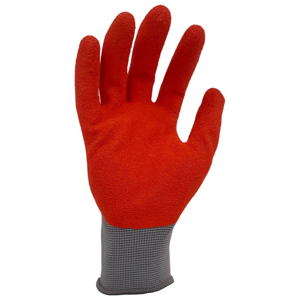 Guantes de trabajo grandes/X-grandes de látex recubierto de nylon 1 par HG-3154LX