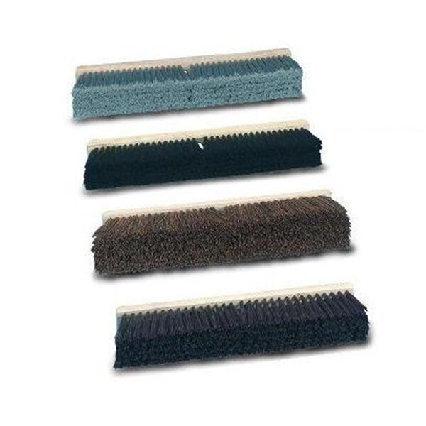 Escobas de piso de polipropileno Flagged Pinpoint 18 in. x 3 in. - Gris - PI3025055