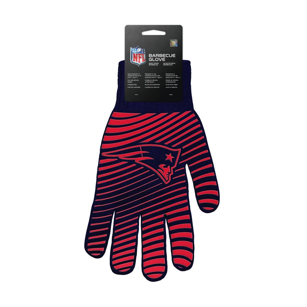 Guantes de algodón para asar a la parrilla en rojo, talla única