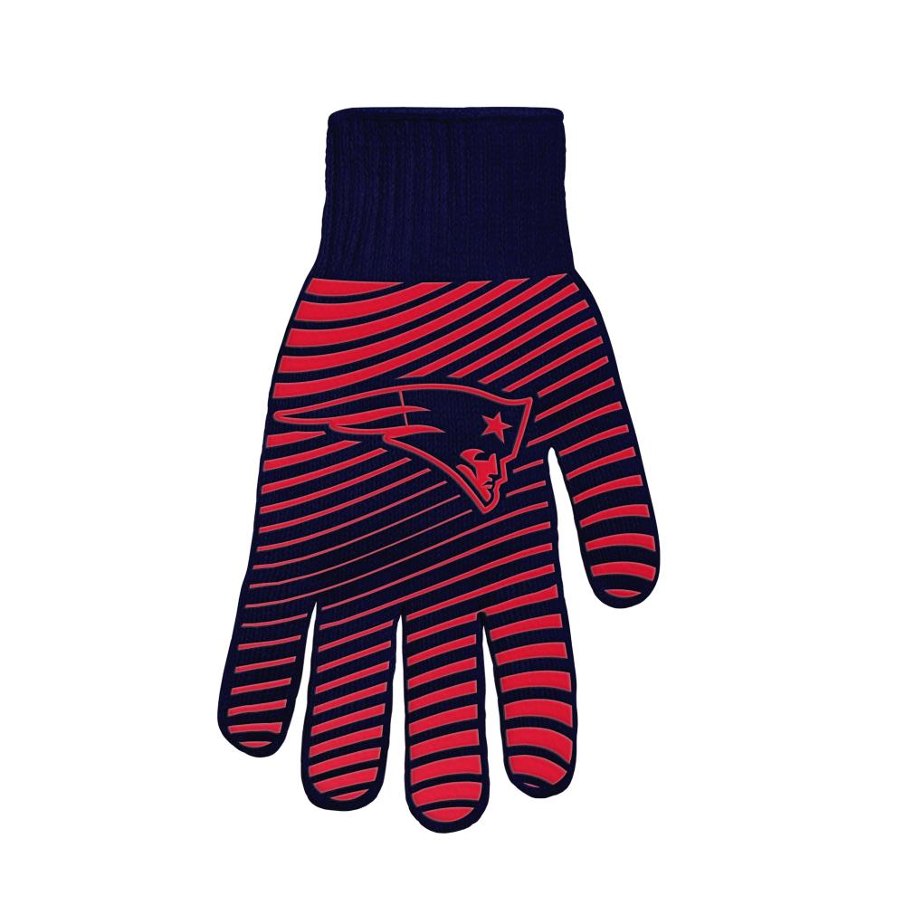 Guantes de algodón para asar a la parrilla en rojo, talla única