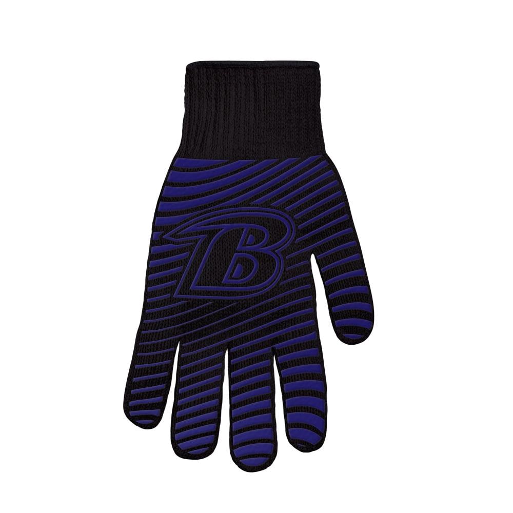 Guantes para Asar de Algodón Azul, Talla Única