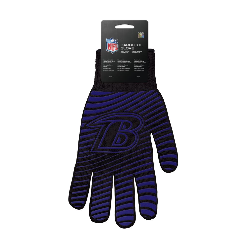 Guantes para Asar de Algodón Azul, Talla Única