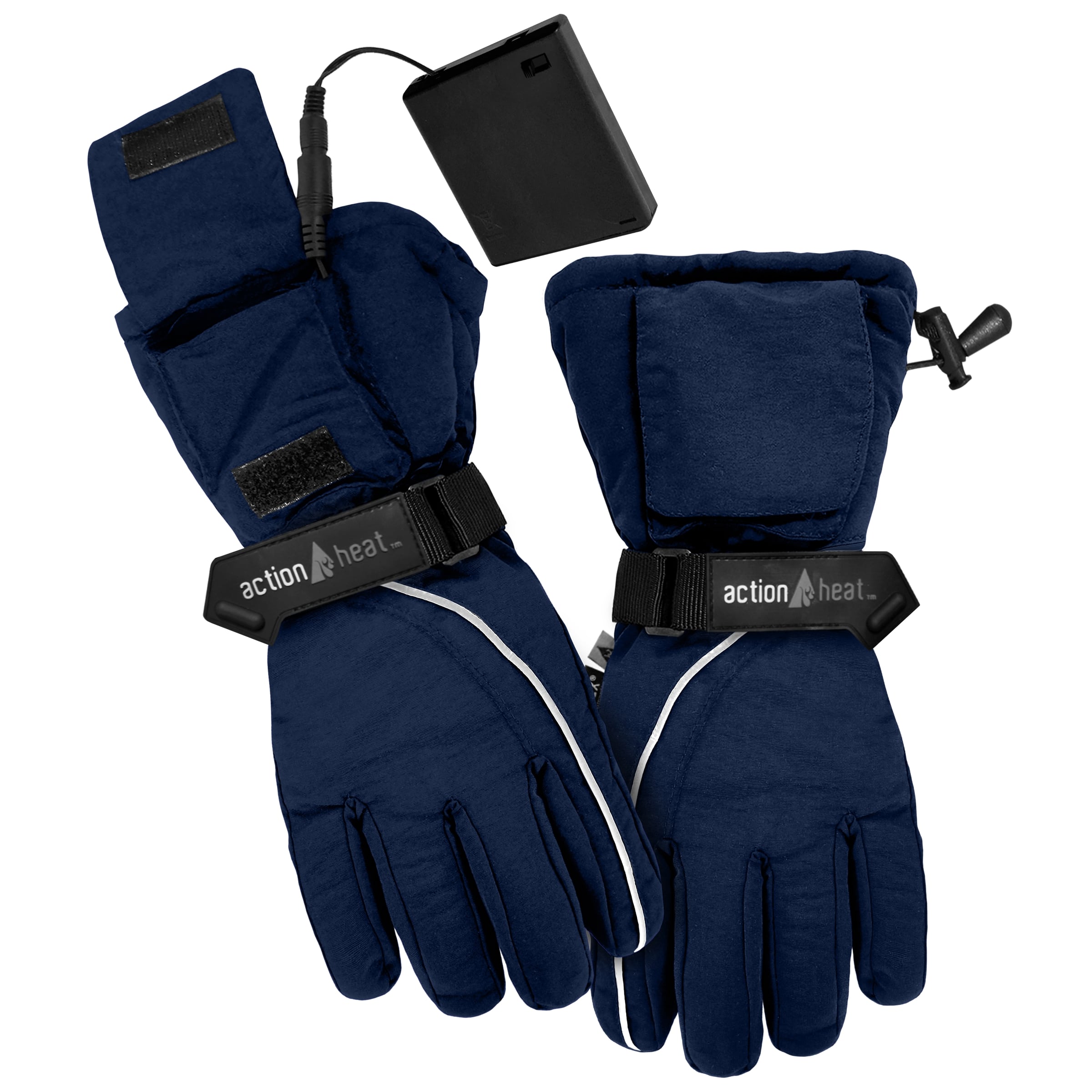Guantes para clima frío de poliéster azul con talla única - ActionHeat