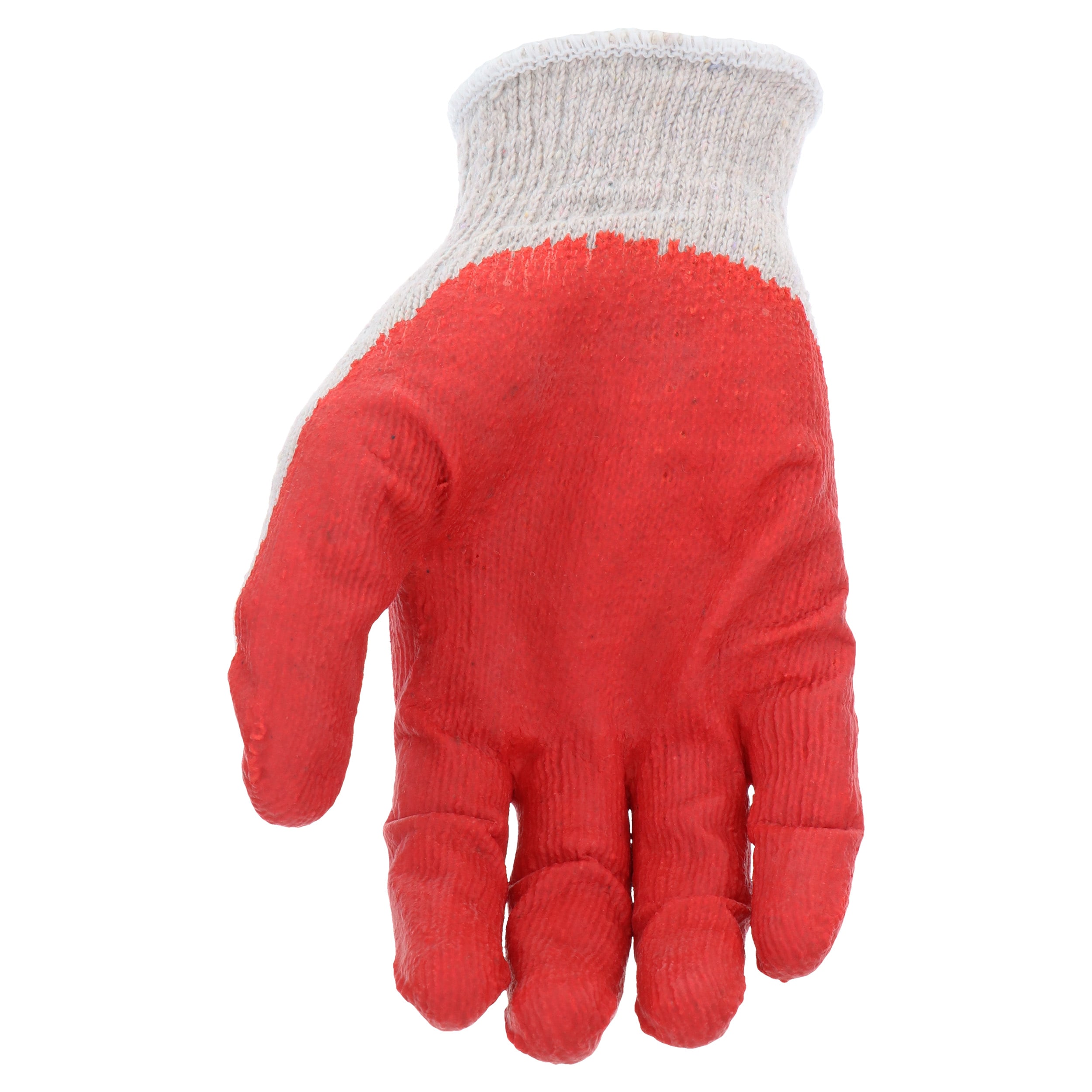 Guantes Boss de látex grande con revestimiento de poliéster/algodón, 6 pares B32114-L6P