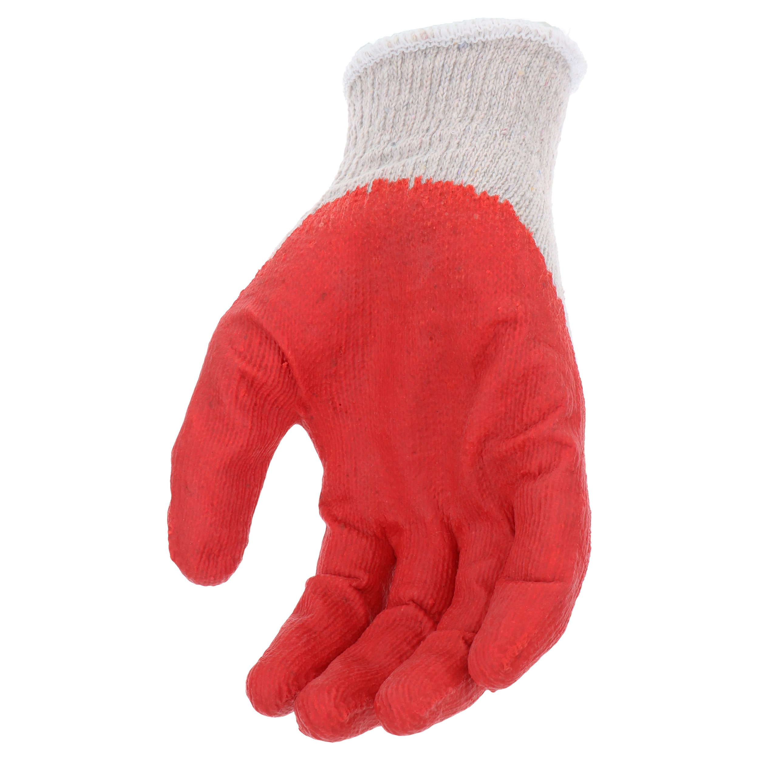 Guantes Boss de látex grande con revestimiento de poliéster/algodón, 6 pares B32114-L6P