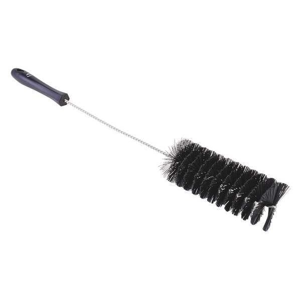 Cepillo para tubo y válvula Remco 2 3/8 pulg. W, mediano, mango de 13 1/2 pulg. de largo, cerdas de 6 pulg. de largo, negro - 53709