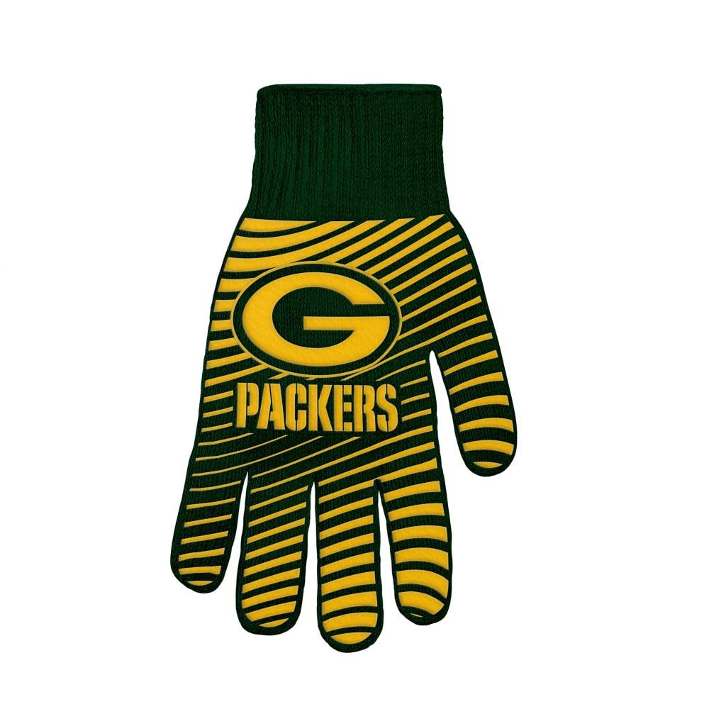 Guantes para parrilla de algodón verde "One size fits all" de The Sports Vault BGNFL1201