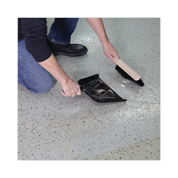 Cepillos para limpieza Boardwalk, mango de 3.5 pulgadas de largo, cerdas de 4.5 pulgadas de largo, color negro, plástico - BWK5308