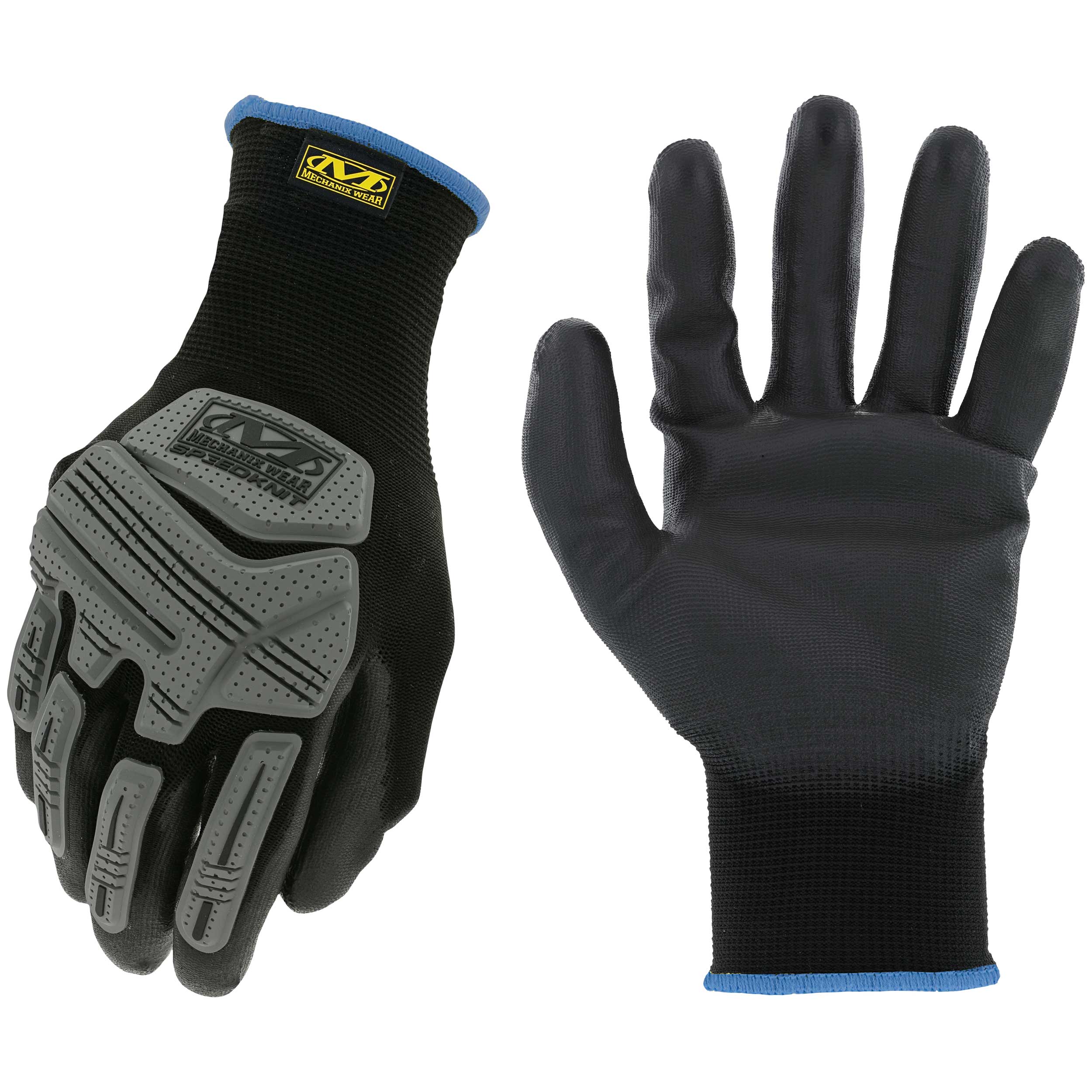 Guantes de construcción de nitrilo negro MECHANIX WEAR en tallas grande/extragrande, recubiertos de nitrilo - 1 par 1344882