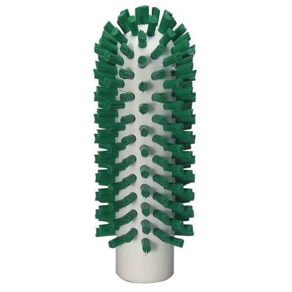 Cepillo para tubos y tuberías Vikan de 2" de diámetro, resistente, mango en L no aplicable, 5 1/4 pulgadas de longitud, color verde - 5380502