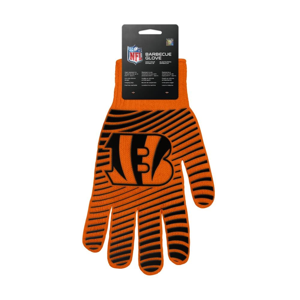 Guantes para asar de algodón de color naranja, talla única de The Sports Vault BGNFL0701