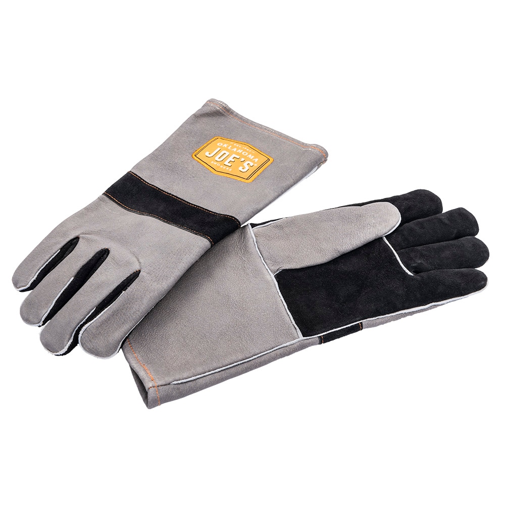 Guantes para asar de cuero gris Oklahoma Joe's One size fits most 3339484R06