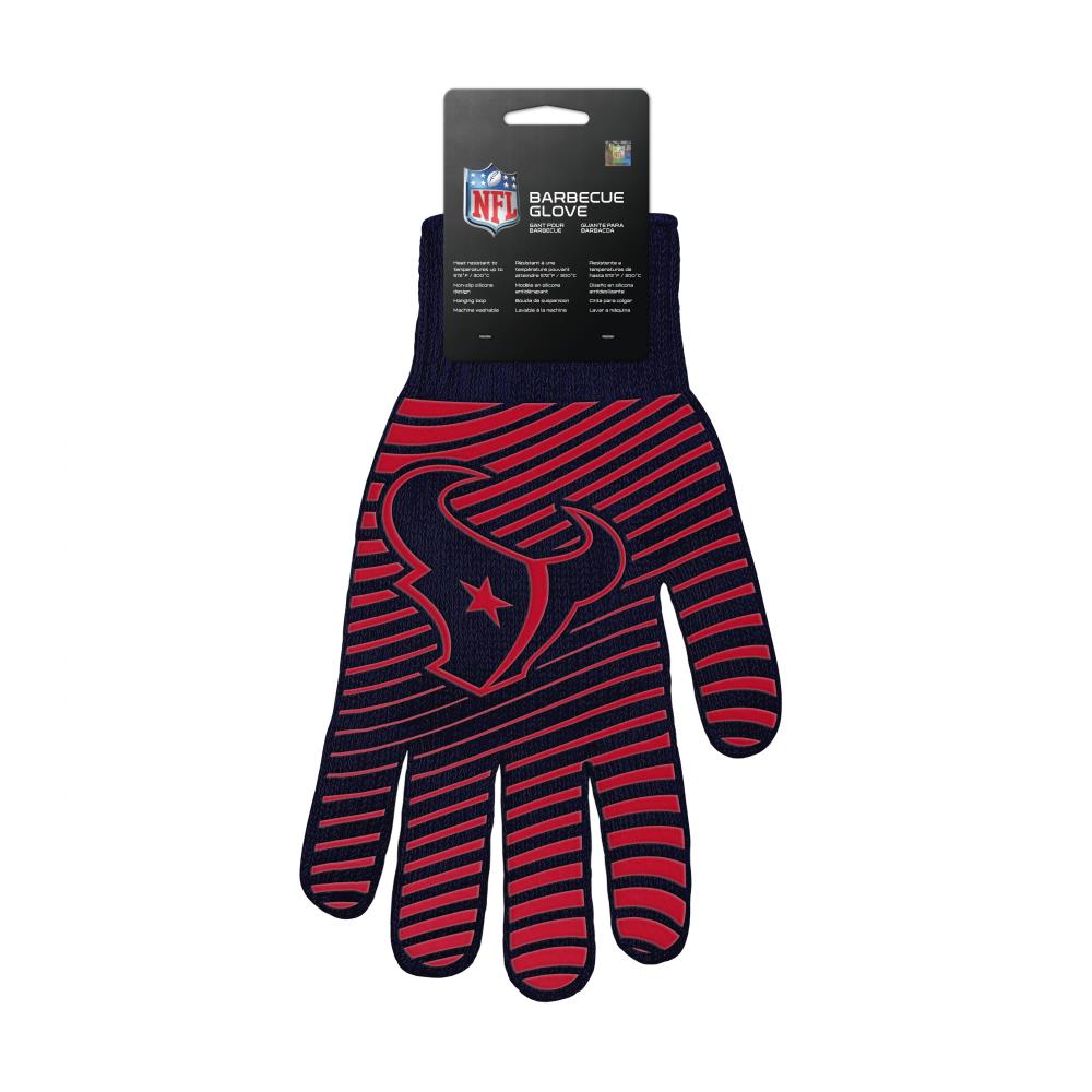 Guantes para asar The Sports Vault de algodón rojo, talla única BGNFL1301