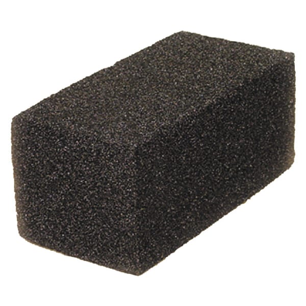 Ladrillo de limpieza Tough Guy 4 in W, negro, No Aplicable, 8 in L en general - 2NTJ6